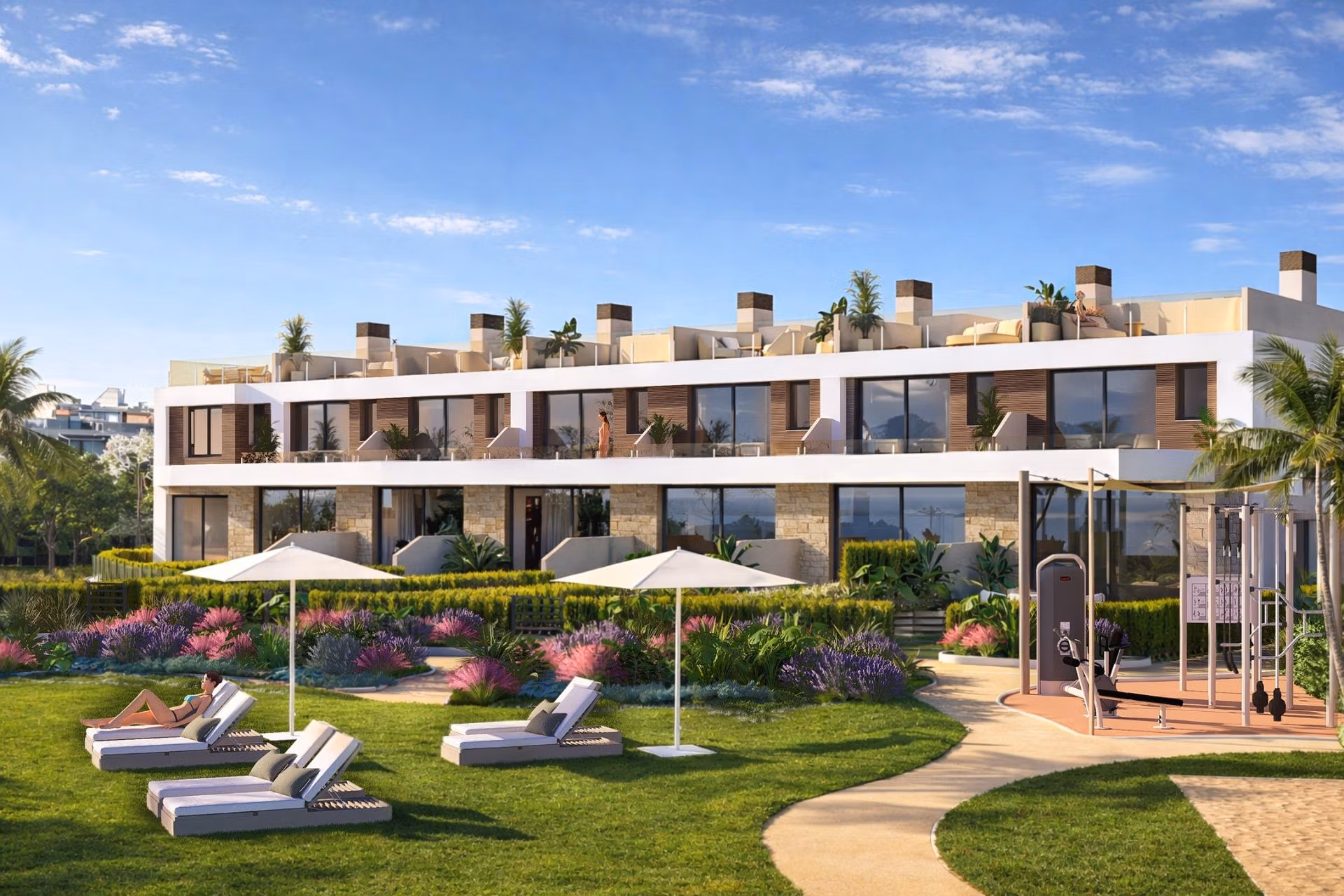 Premium New Build 3 Bedroom Frontline Townhouse for Sale in El Campello