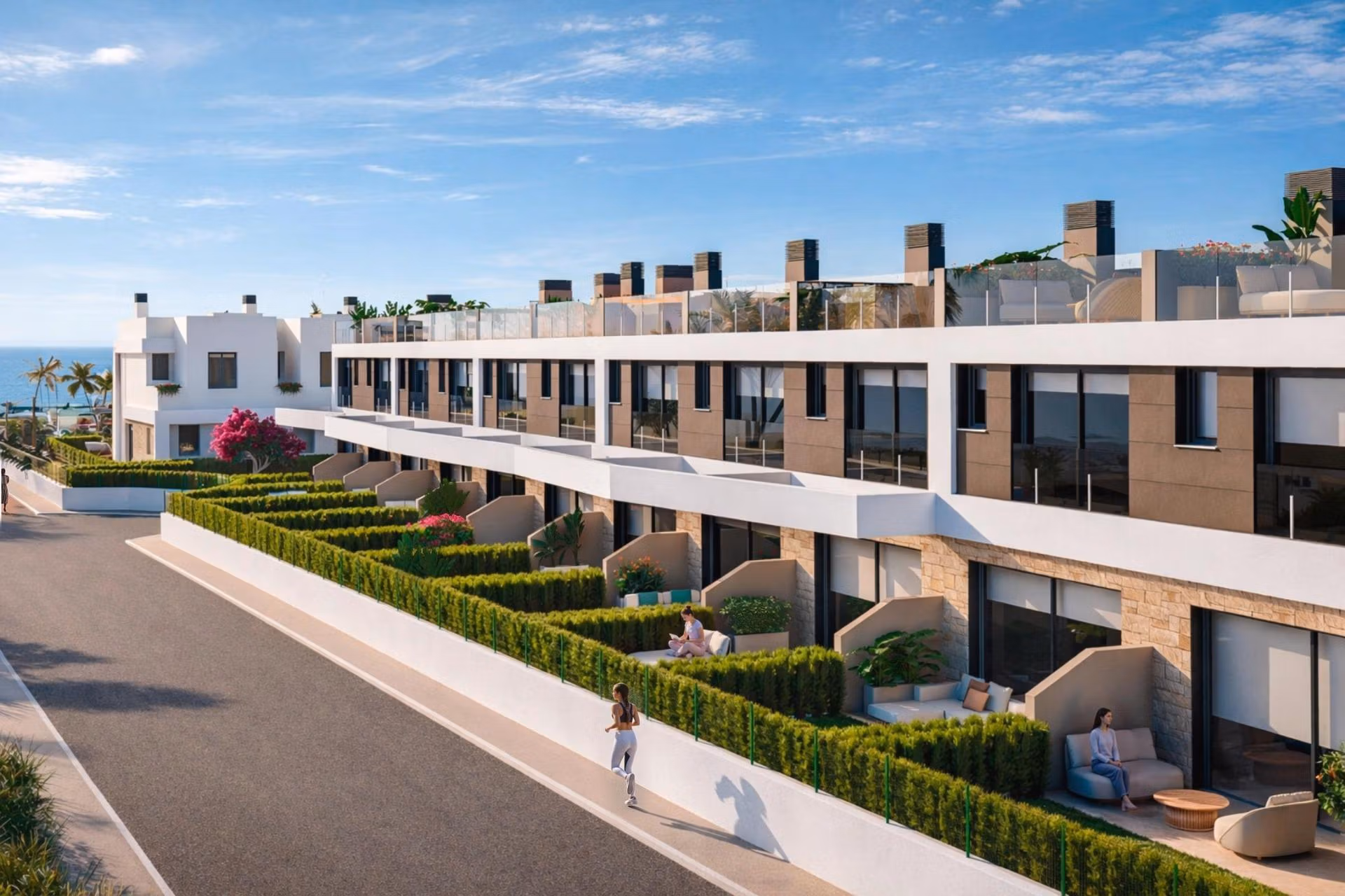 Premium New Build 3 Bedroom Frontline Townhouse for Sale in El Campello
