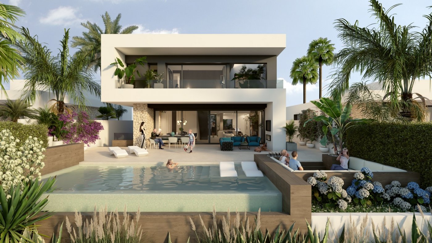 Premium New Build 3 Bedroom Frontline Golf Villa for Sale in Algorfa