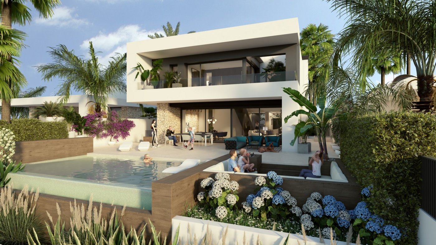 Premium New Build 3 Bedroom Frontline Golf Villa for Sale in Algorfa