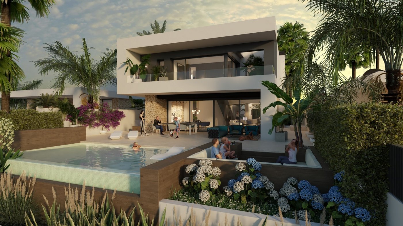 Premium New Build 3 Bedroom Frontline Golf Villa for Sale in Algorfa