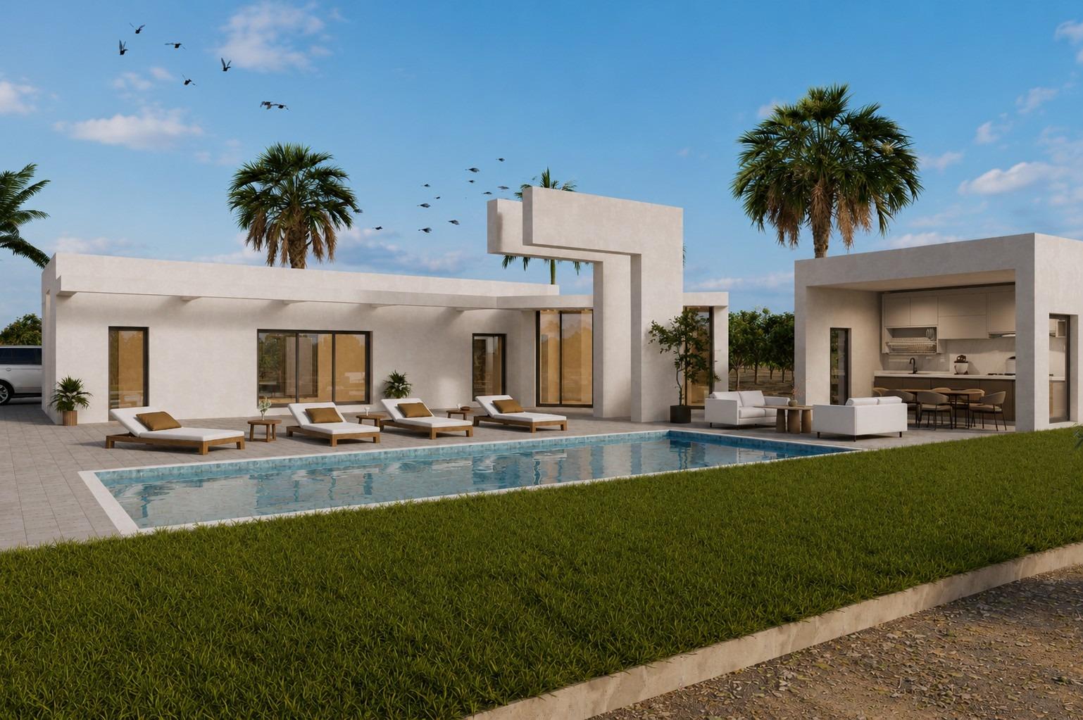 Stunning New Build 4 Bedroom Single-Storey Villa for Sale in Benejuzar