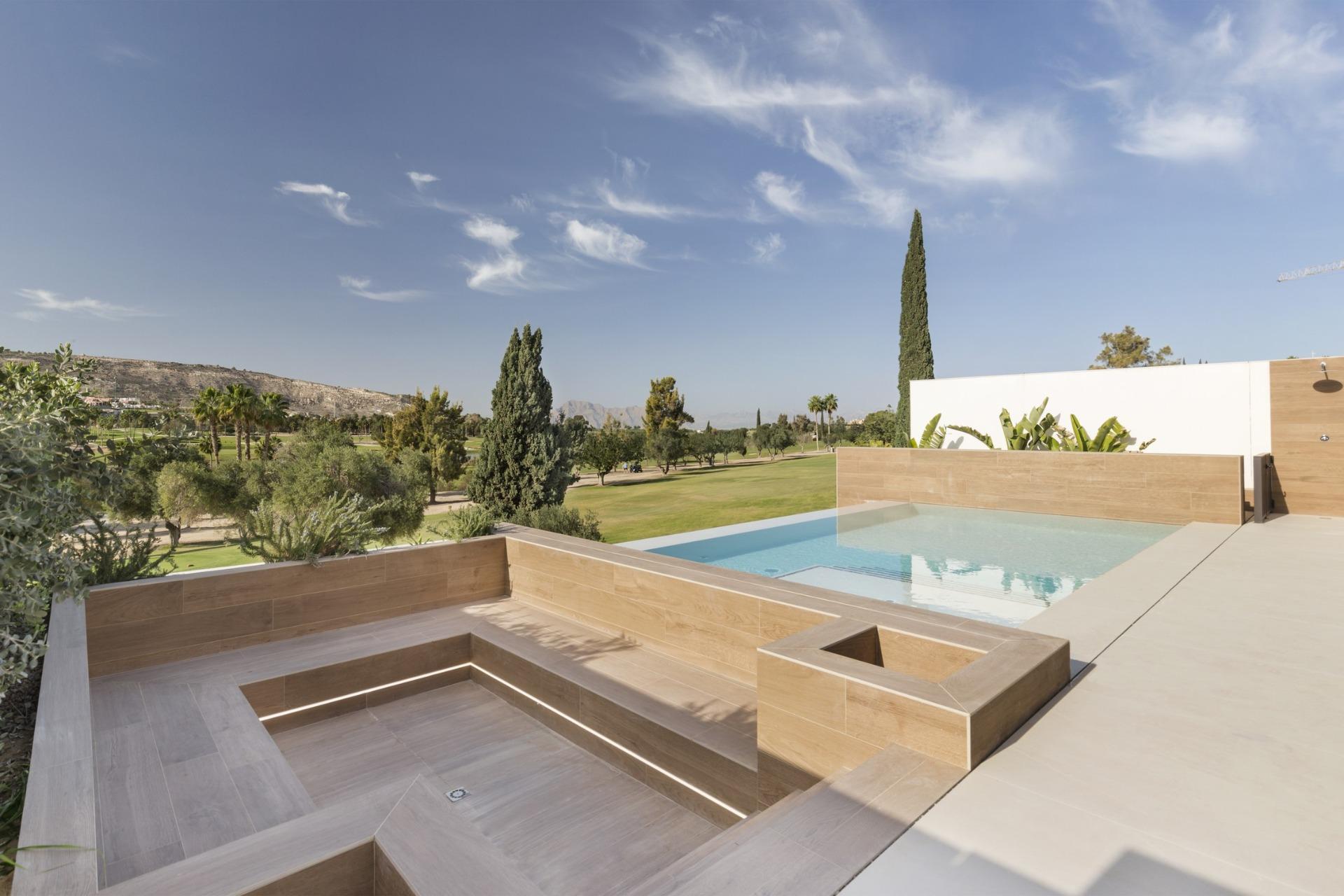 Luxury Single-Storey New Build Frontline Golf Villa for Sale in Algorfa, La Finca