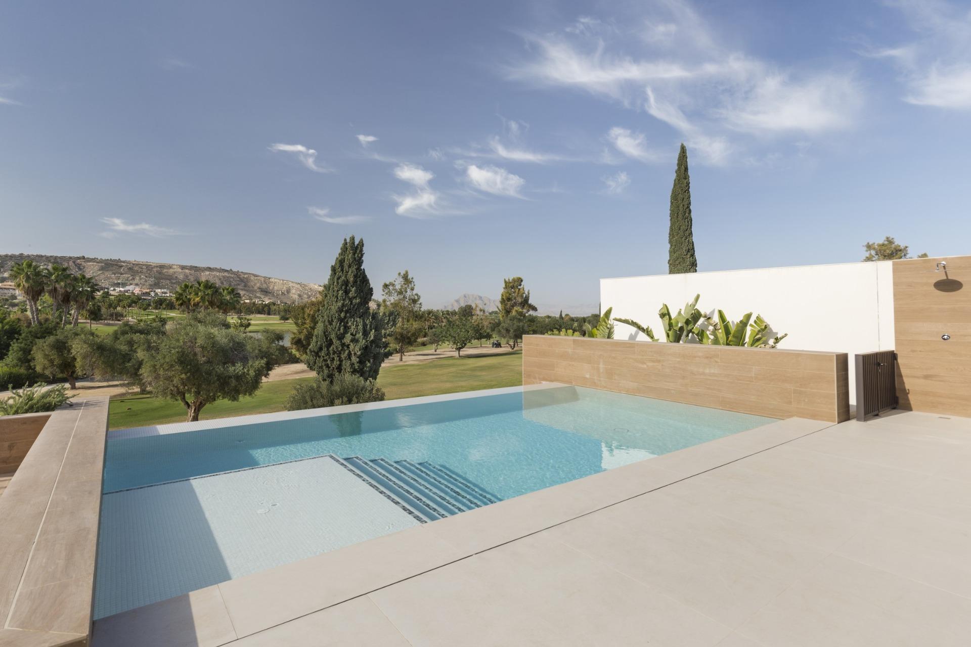 Luxury Single-Storey New Build Frontline Golf Villa for Sale in Algorfa, La Finca