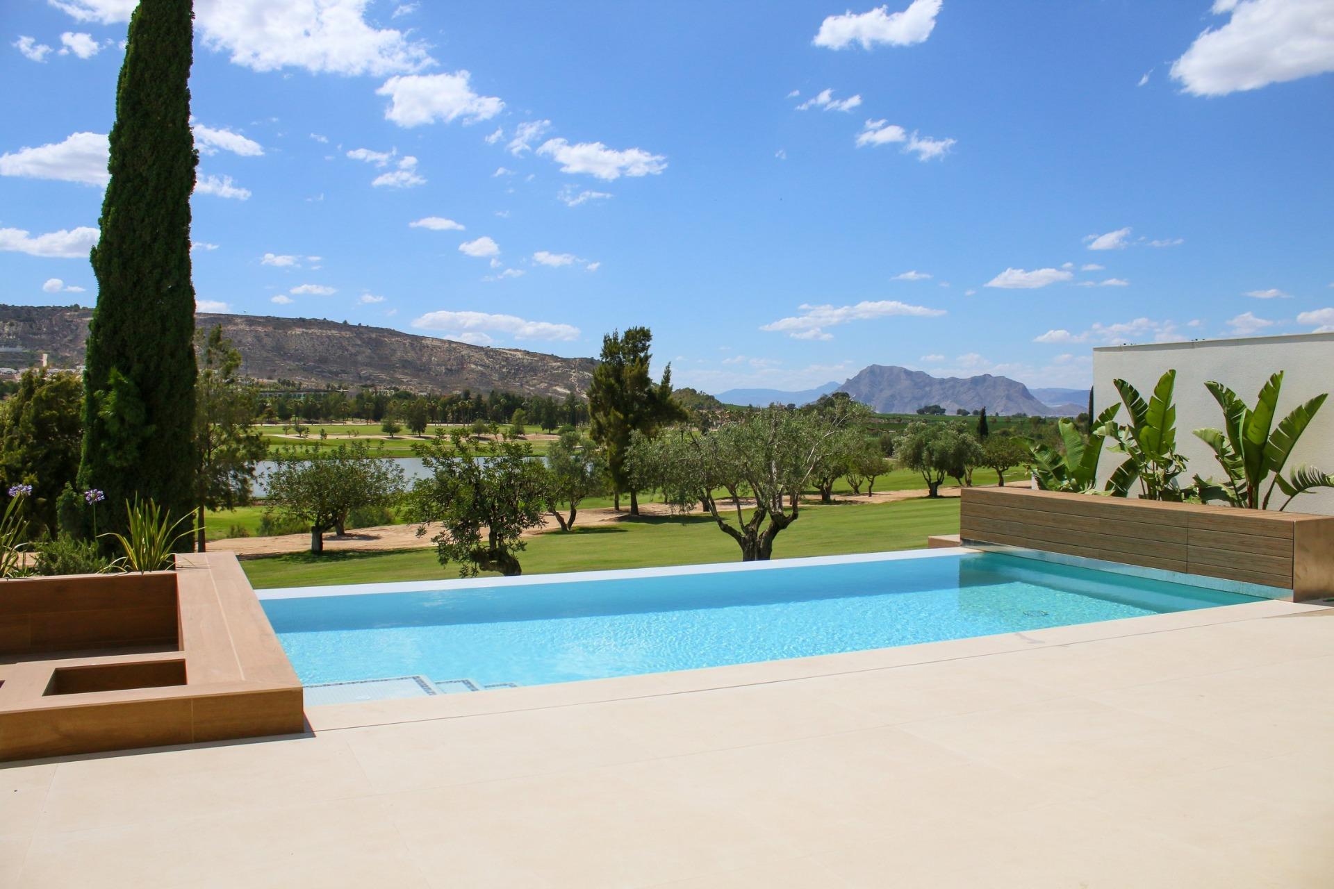 Luxury Single-Storey New Build Frontline Golf Villa for Sale in Algorfa, La Finca