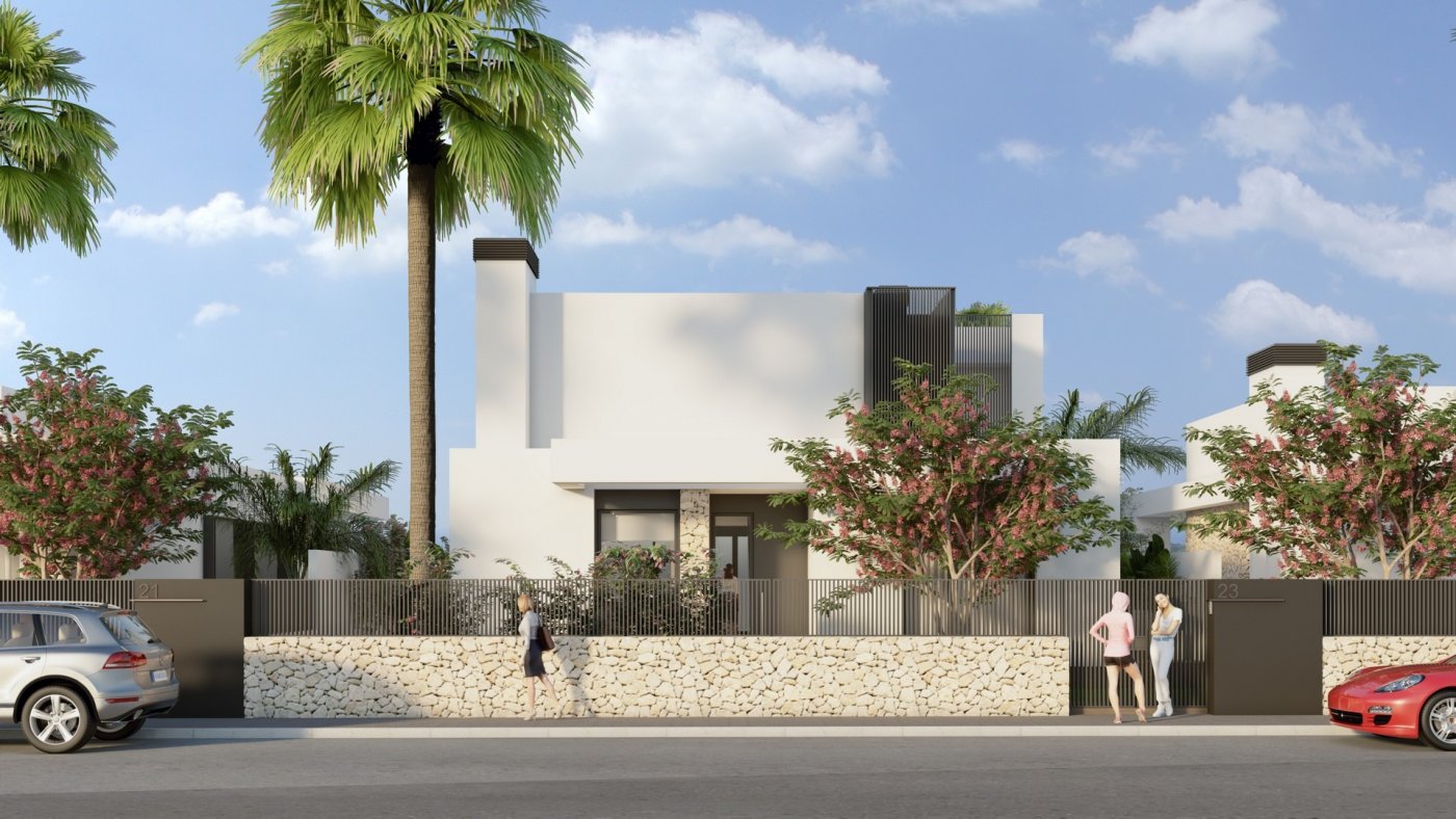 Luxury Single-Storey New Build Frontline Golf Villa for Sale in Algorfa, La Finca