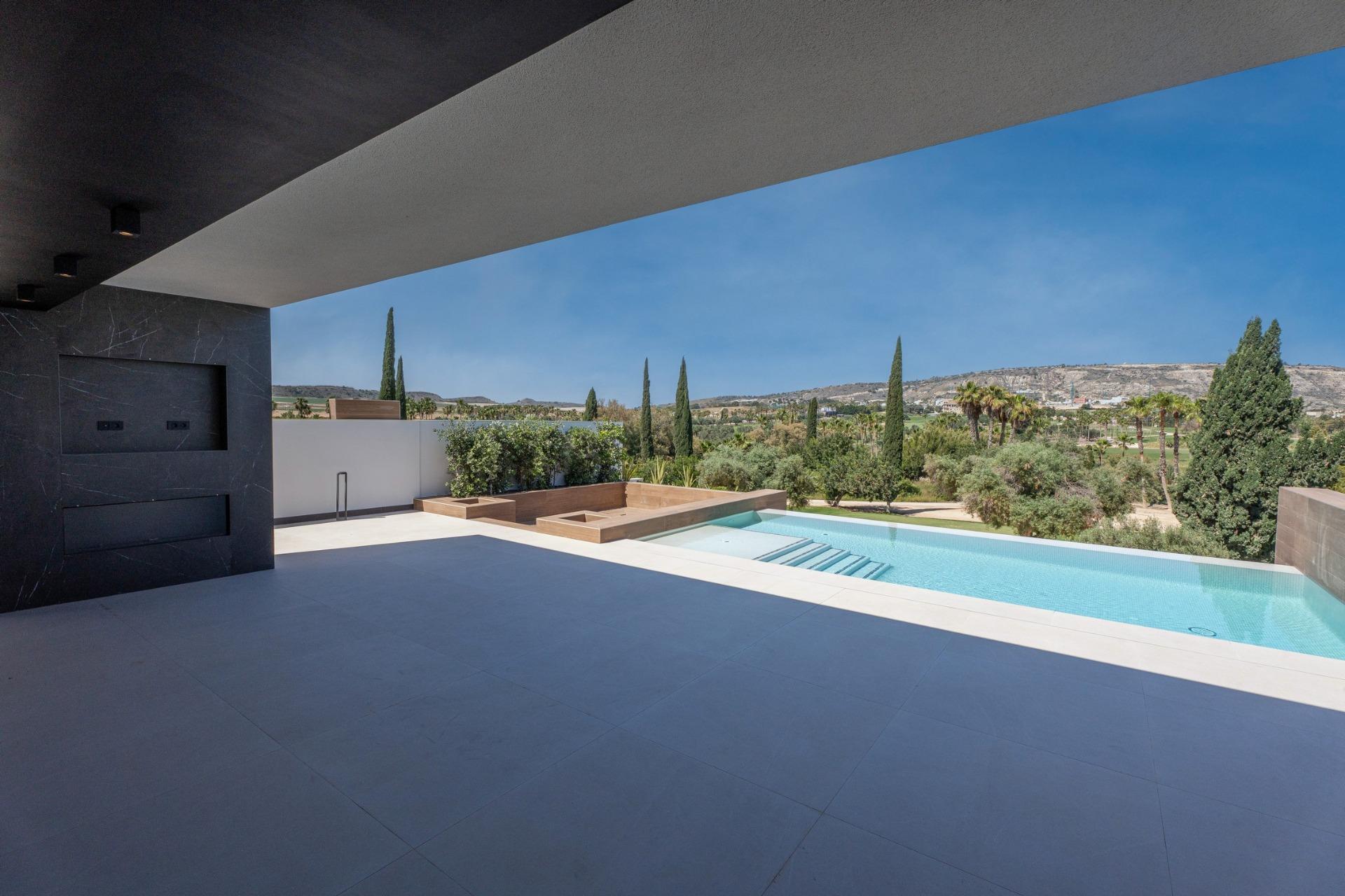 Luxury Single-Storey New Build Frontline Golf Villa for Sale in Algorfa, La Finca