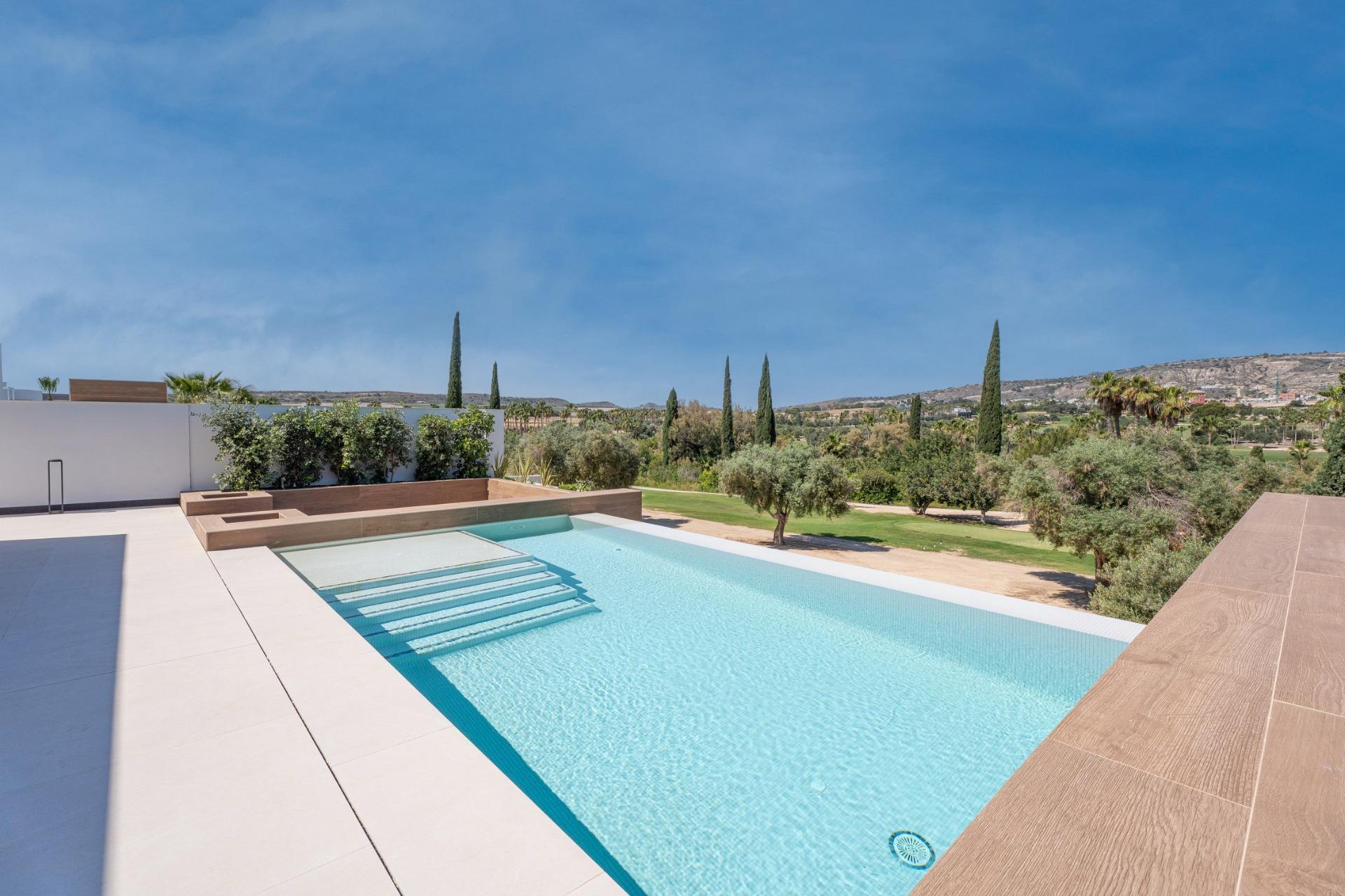 Luxury Single-Storey New Build Frontline Golf Villa for Sale in Algorfa, La Finca