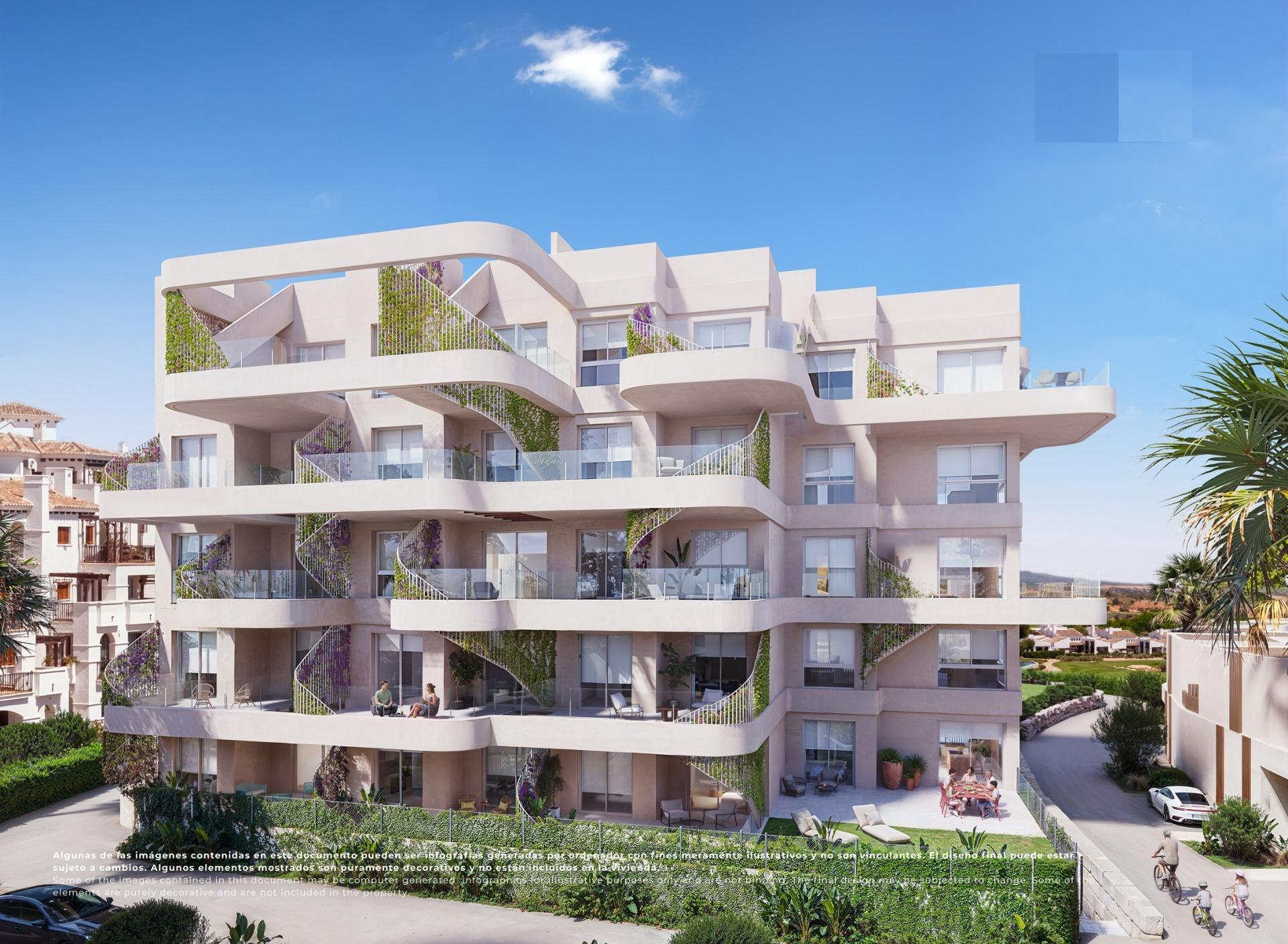 Luxury Frontline Golf Apartments in El Valle Golf Resort Murcia in El Valle Golf