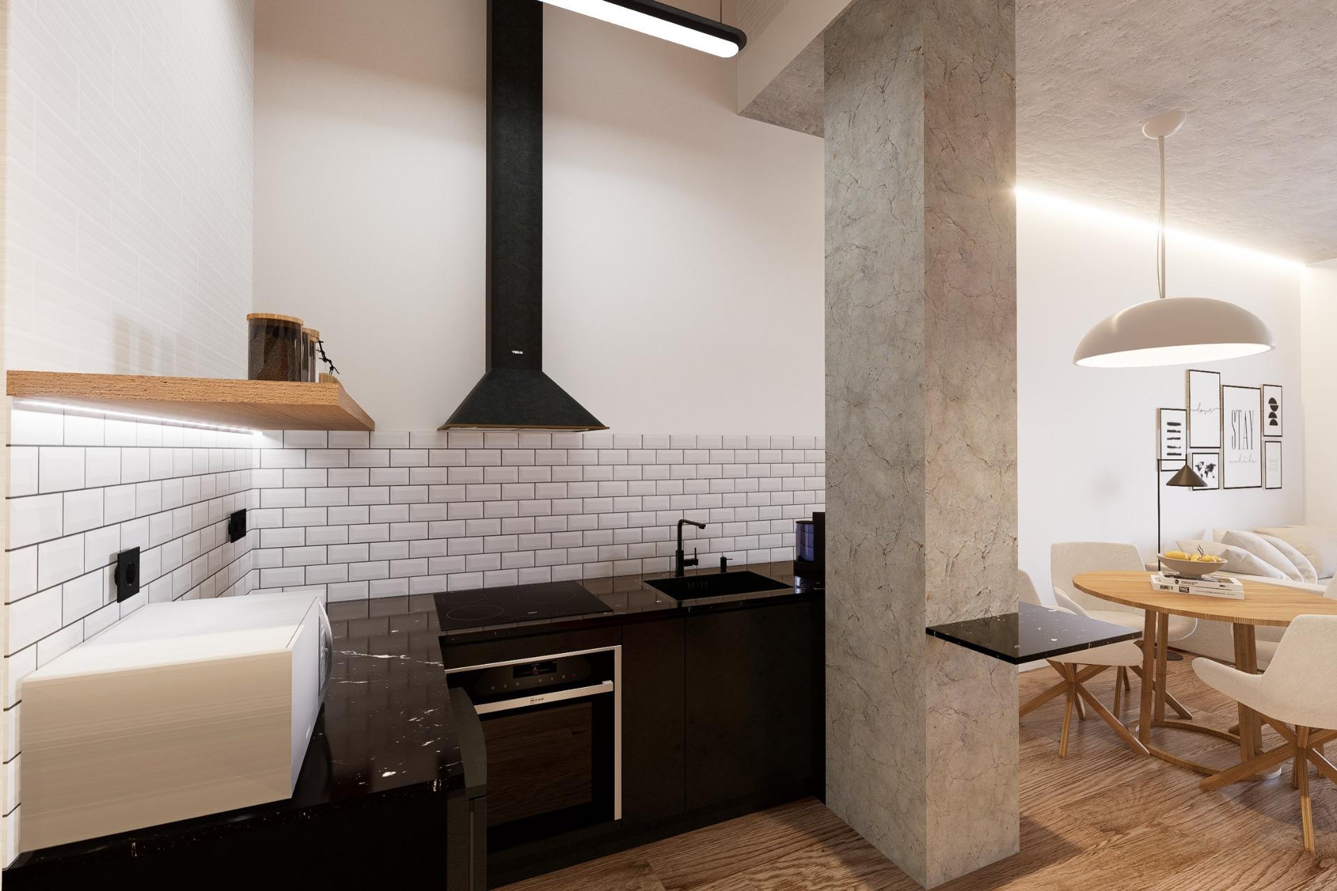 Modern-Duplex-Loft-Apartments-in-the-Heart-of-Alicante-5 Modern New Build 1 Bedroom Duplex Loft Apartment for Sale in Alicante City Centre