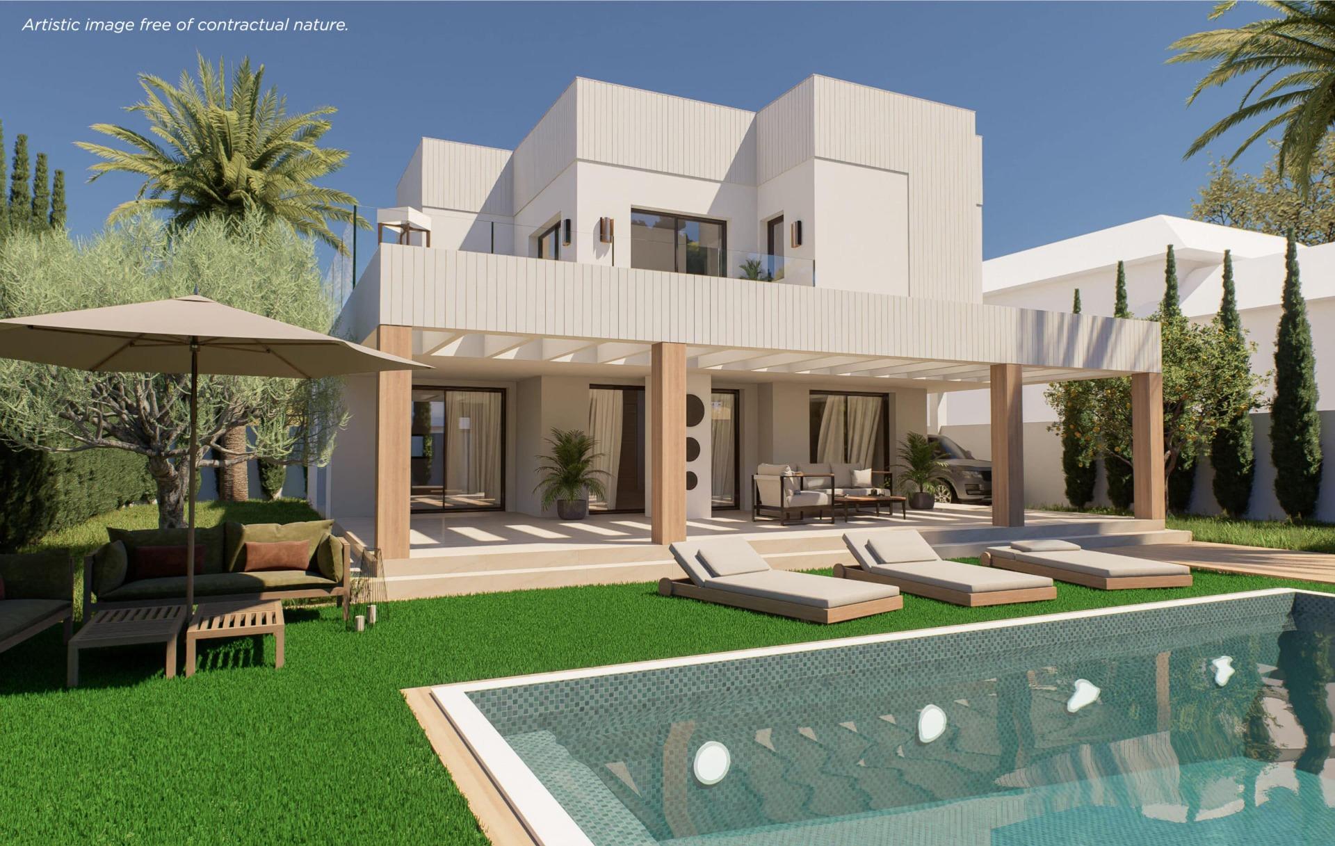Modern-Luxury-New-Build-Villa-with-Private-Pool-in-Ciudad-Quesada-5 Impressive New Build 3 Bedroom Villa with Private Pool and Rooftop Solarium for Sale in Ciudad Quesada, Costa Blanca South