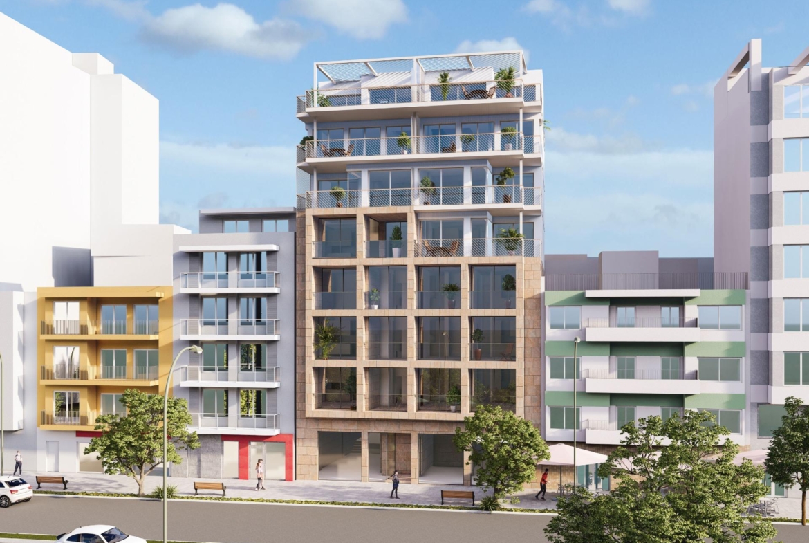 NEW BUILD APARTMENTS IN THE CENTRE OF VILLAJOYOSA in Pueblo
