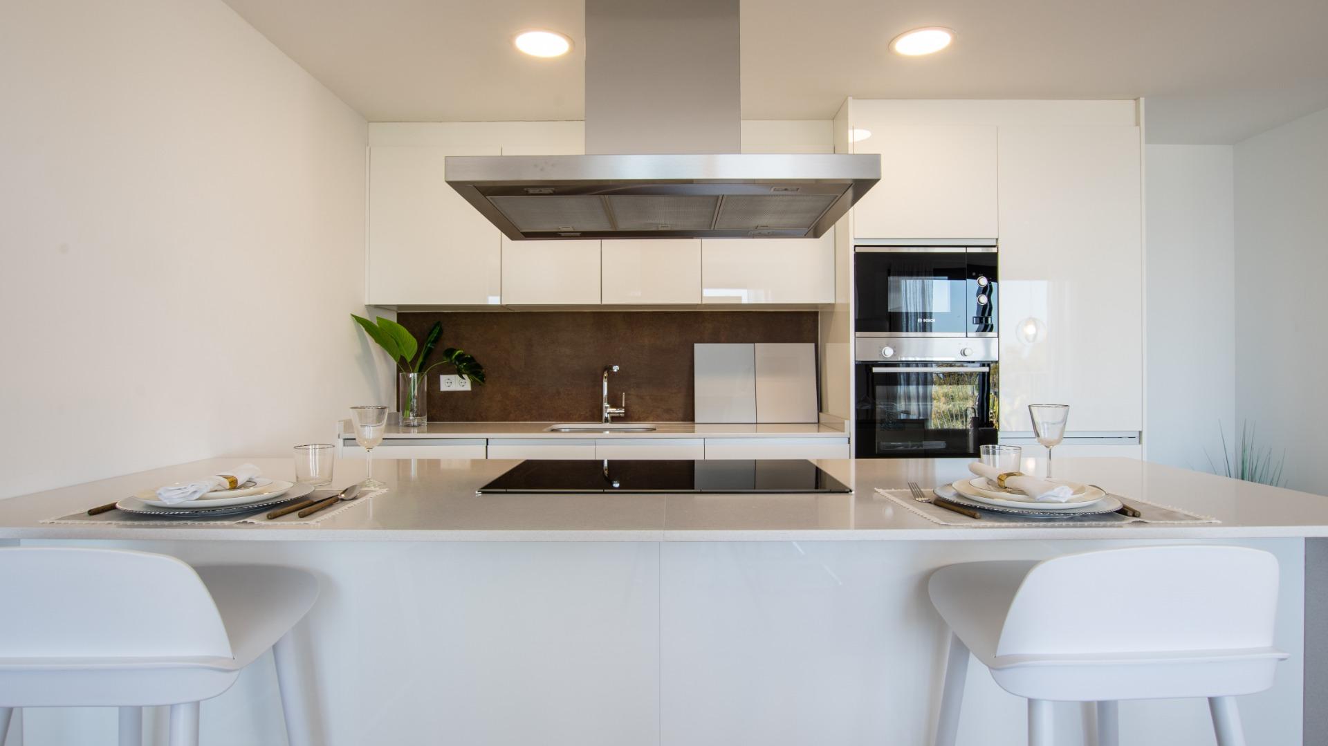 NEW-BUILD-COMPLEX-IN-VILLAYOJOSA-11 Stunning New Build 2 Bedroom Ground Floor Apartment with Garden for Sale in Villajoyosa