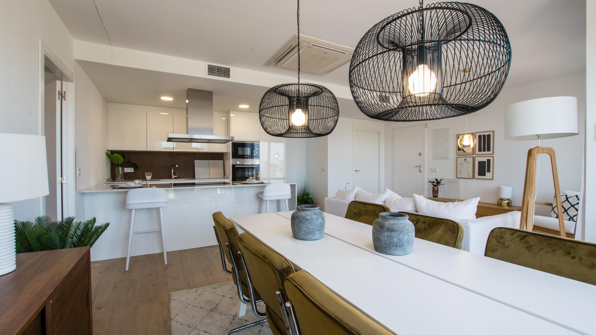 NEW-BUILD-COMPLEX-IN-VILLAYOJOSA-13 Stunning New Build 2 Bedroom Ground Floor Apartment with Garden for Sale in Villajoyosa