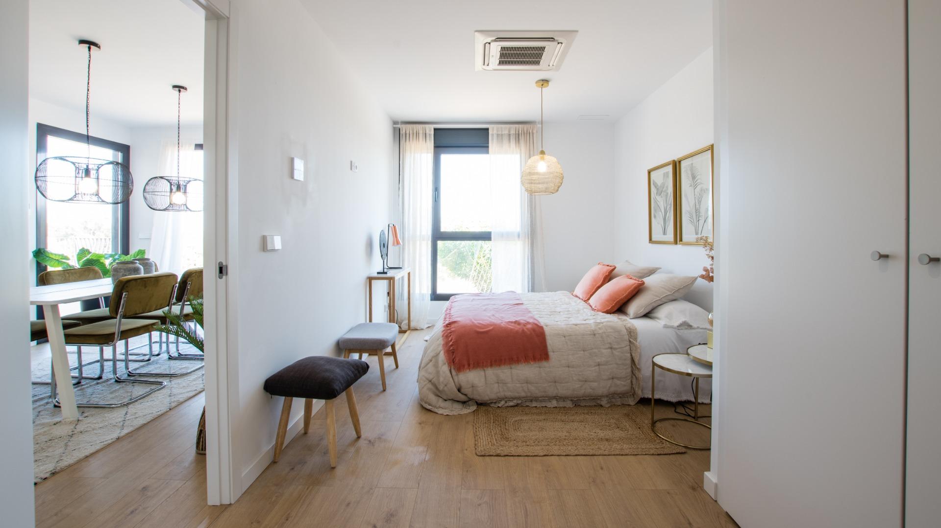NEW-BUILD-COMPLEX-IN-VILLAYOJOSA-14 Stunning New Build 2 Bedroom Ground Floor Apartment with Garden for Sale in Villajoyosa