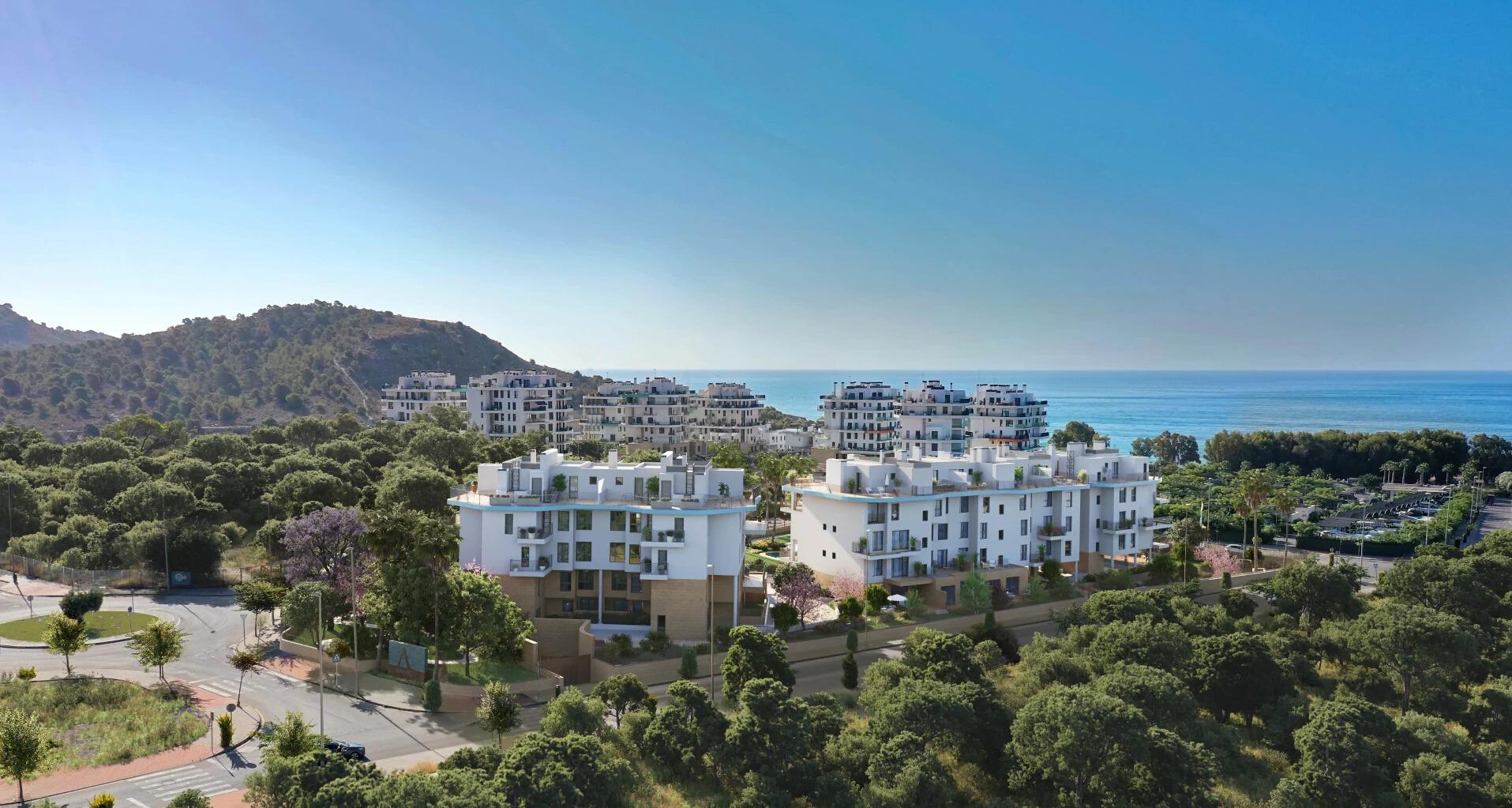 NEW-BUILD-COMPLEX-IN-VILLAYOJOSA-5 Stunning New Build 2 Bedroom Ground Floor Apartment with Garden for Sale in Villajoyosa