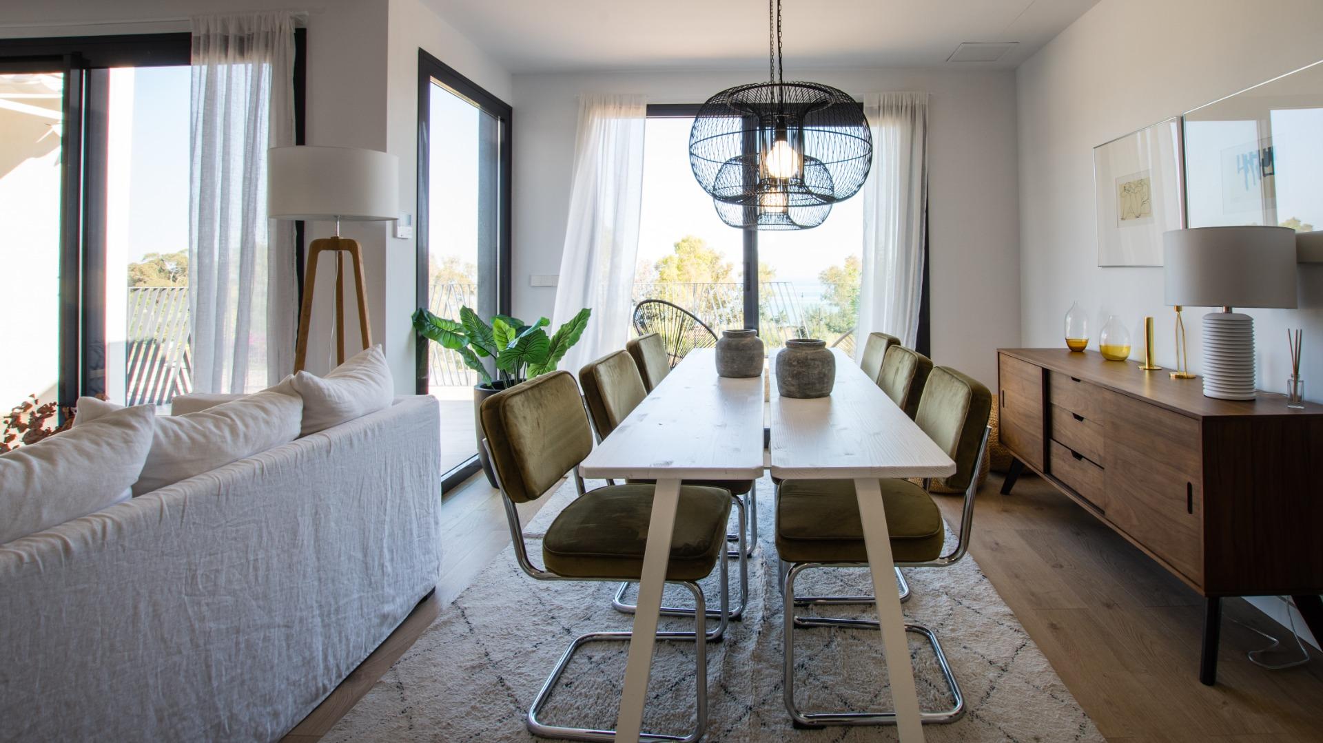 NEW-BUILD-COMPLEX-IN-VILLAYOJOSA-9 Stunning New Build 2 Bedroom Ground Floor Apartment with Garden for Sale in Villajoyosa