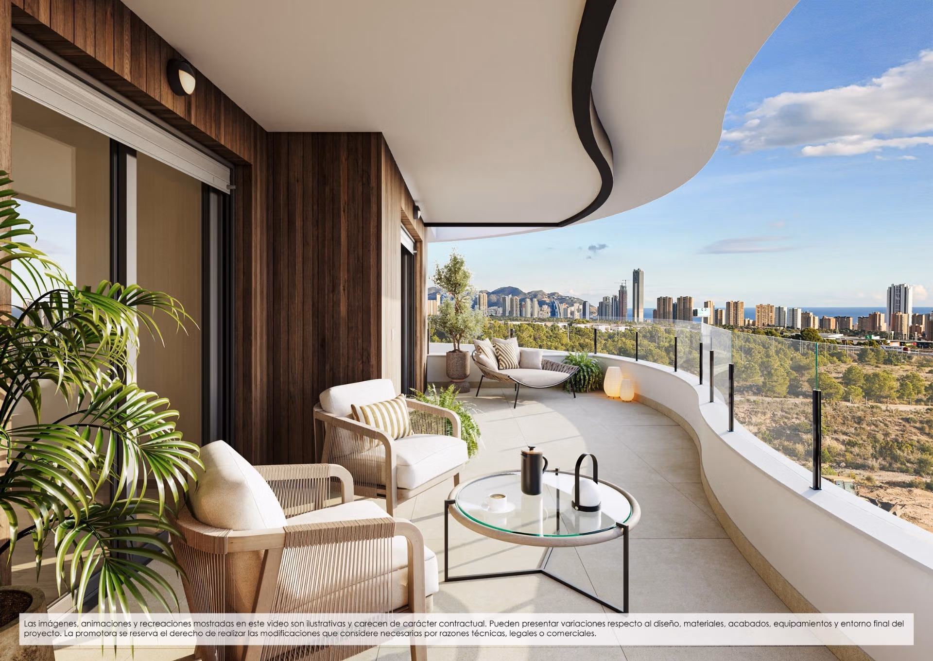 New Build Apartments for Sale in Finestrat with Sea Views and Resort Style Amenities in Campana Garden