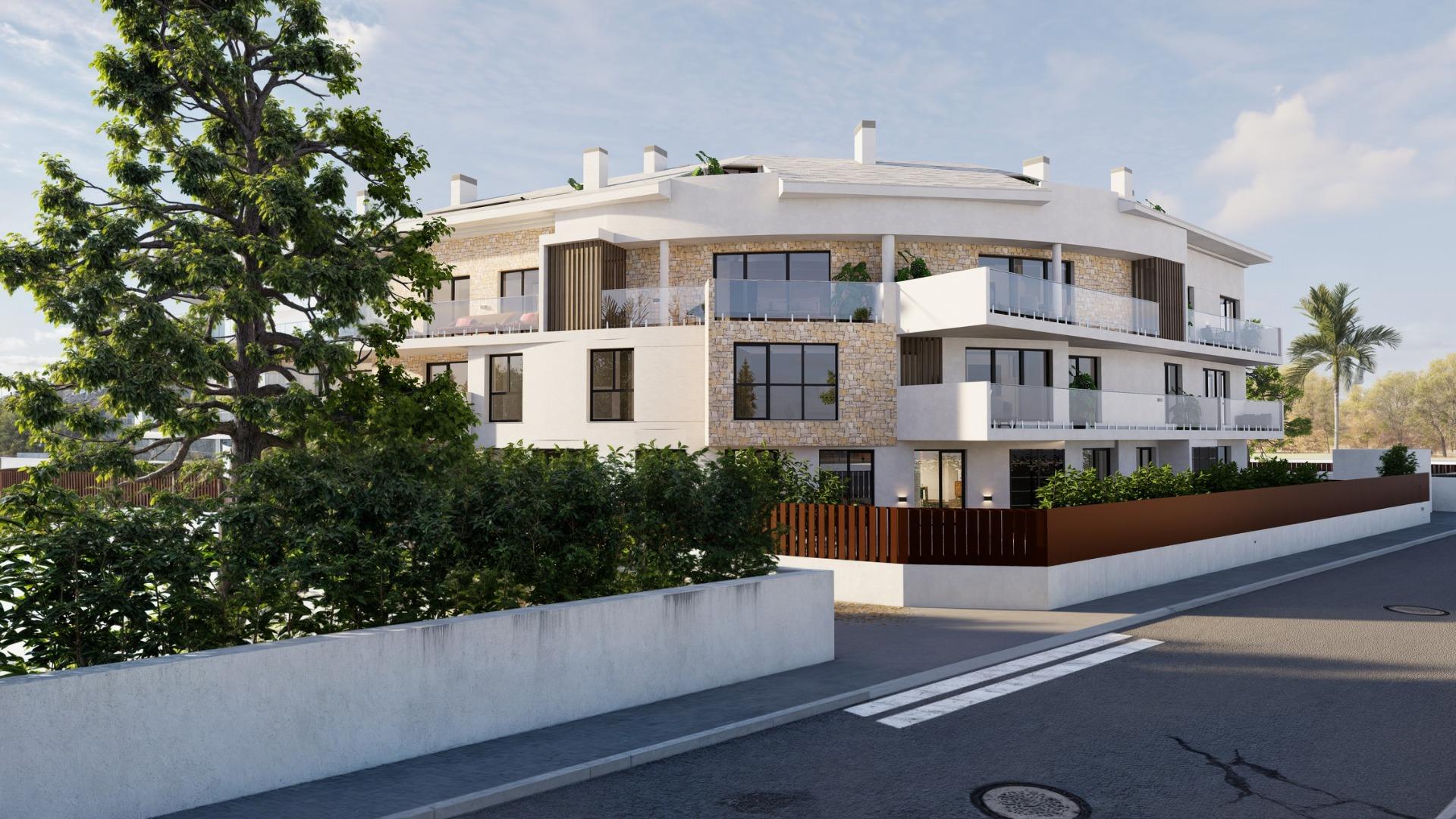 New-Build-Apartments-in-Cala-Blanca-Javea-Just-100-Metres-from-the-Sea-4 Elegant New Build 2 Bedroom Ground Floor Apartment with Private Garden for Sale in Javea, Costa Blanca