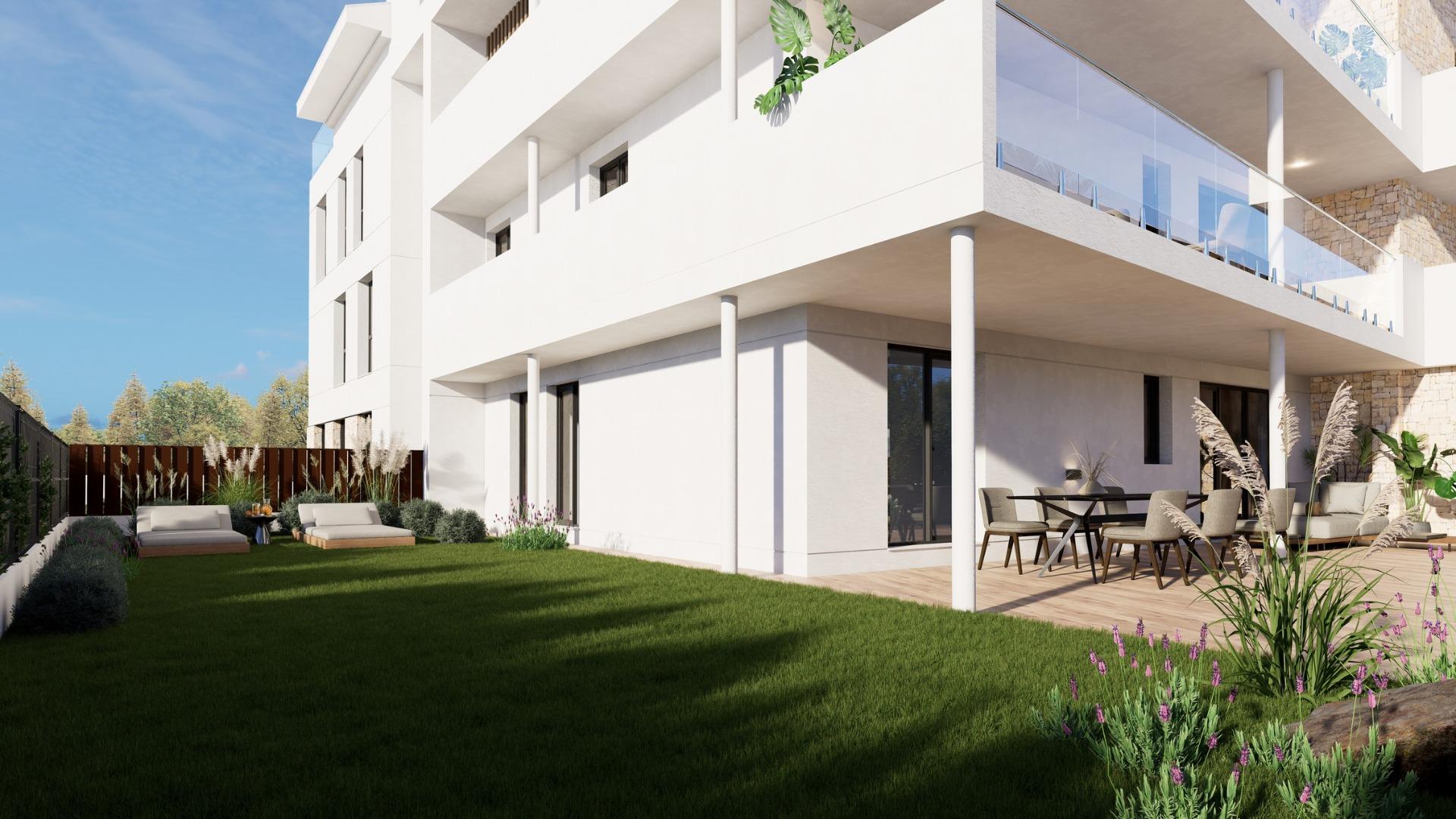 New-Build-Apartments-in-Cala-Blanca-Javea-Just-100-Metres-from-the-Sea-6 Elegant New Build 2 Bedroom Ground Floor Apartment with Private Garden for Sale in Javea, Costa Blanca