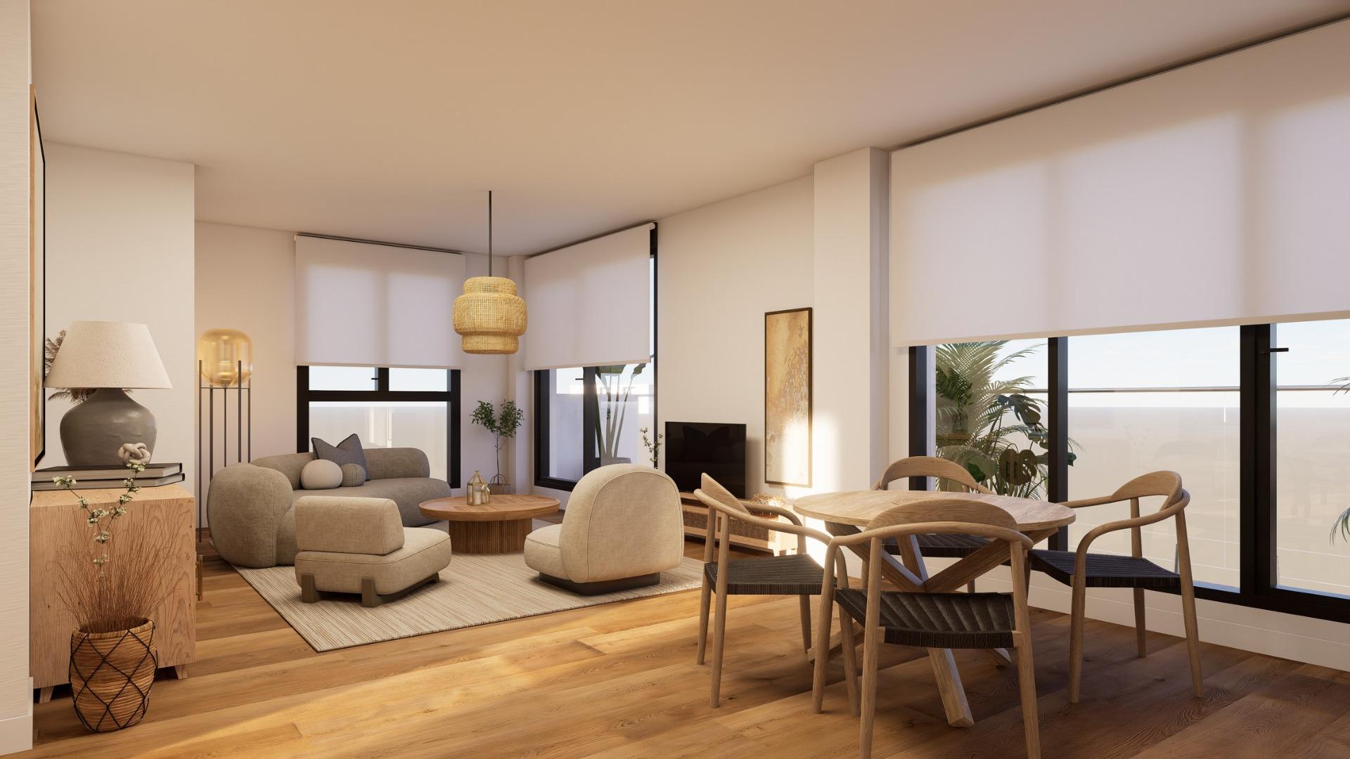 New-Build-Apartments-in-Cala-Blanca-Javea-Just-100-Metres-from-the-Sea-9 Elegant New Build 2 Bedroom Ground Floor Apartment with Private Garden for Sale in Javea, Costa Blanca