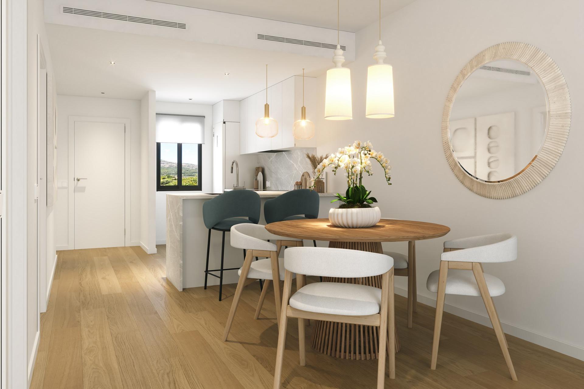 New-Build-Apartments-with-Open-Views-in-Alfaz-del-Pi-12 Spacious New Build 3 Bedroom Ground Floor Apartment with Garden for Sale in Alfaz del Pi, Costa Blanca