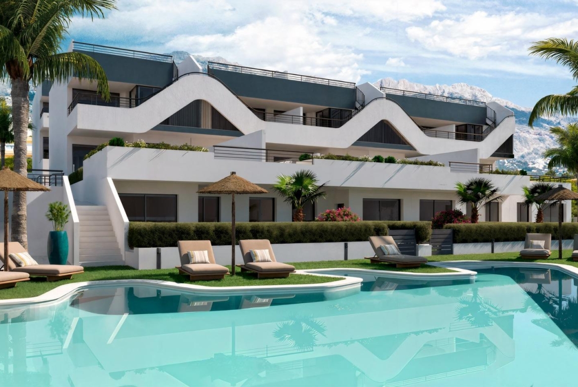 New Build Apartments with Open Views in Alfaz del Pi in Alfaz del Sol
