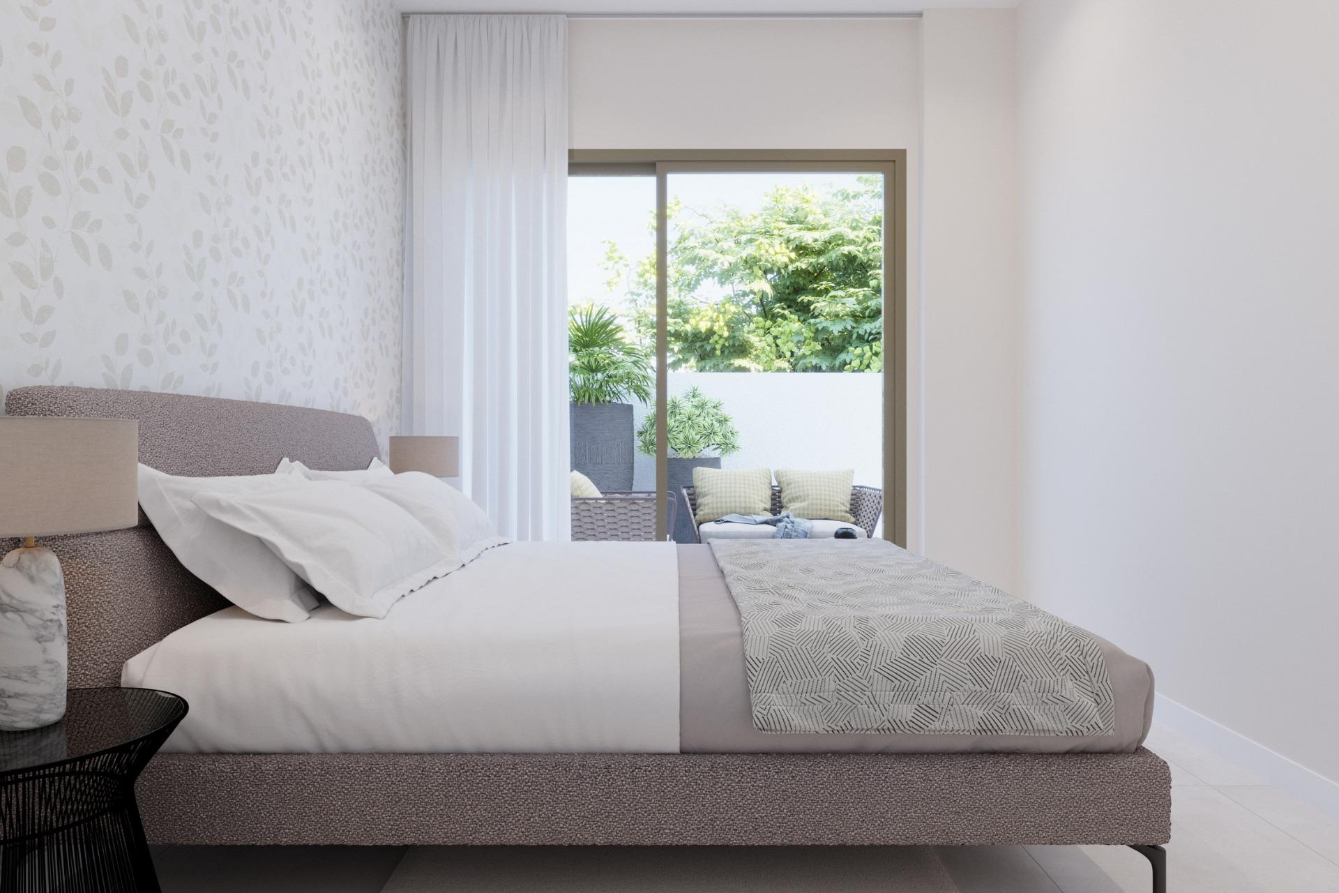 Contemporary New Build 3 Bedroom Ground Floor Apartment with Garden for Sale in San Pedro del Pinatar, Costa Calida