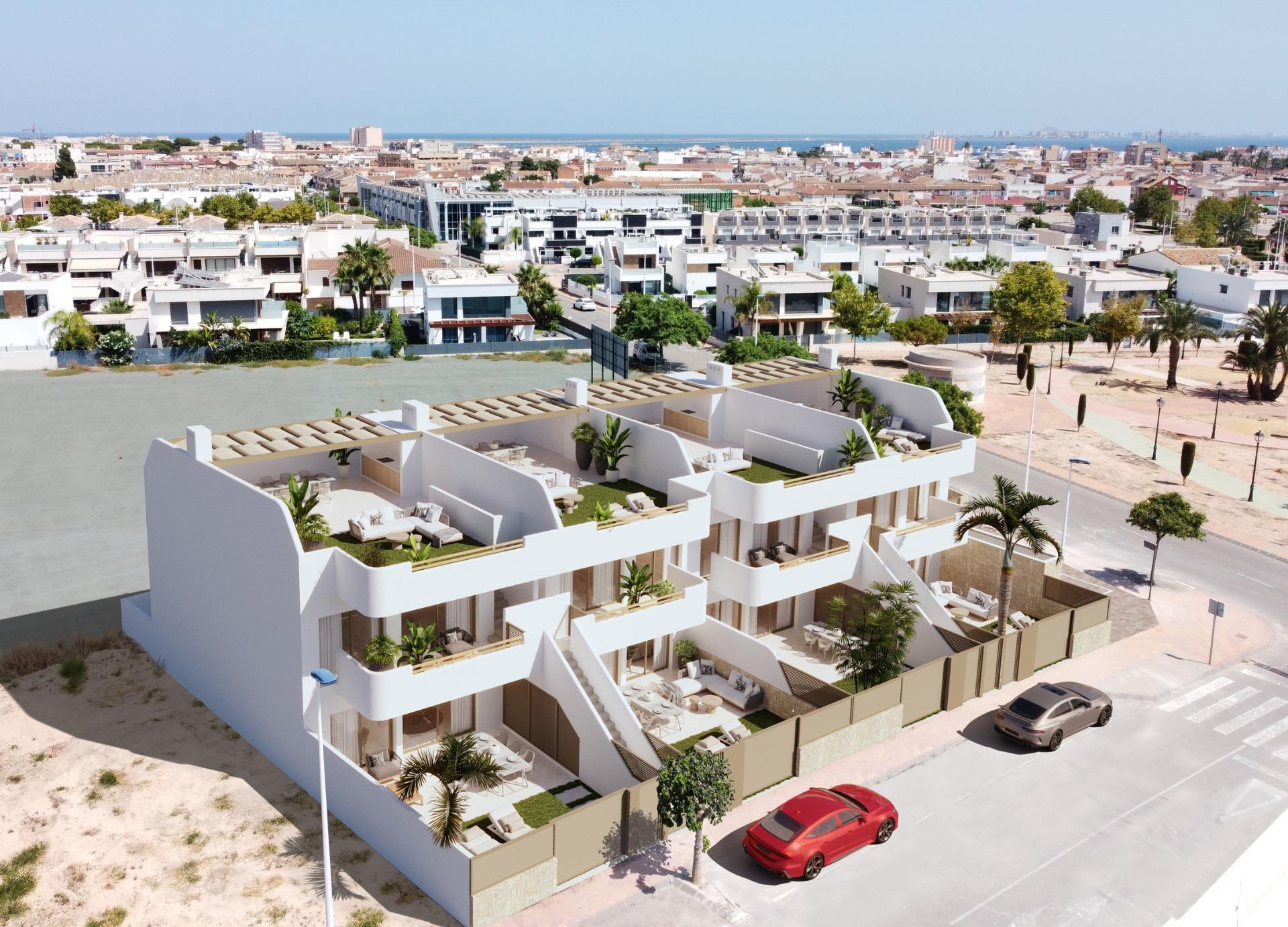 Contemporary New Build 3 Bedroom Ground Floor Apartment with Garden for Sale in San Pedro del Pinatar, Costa Calida