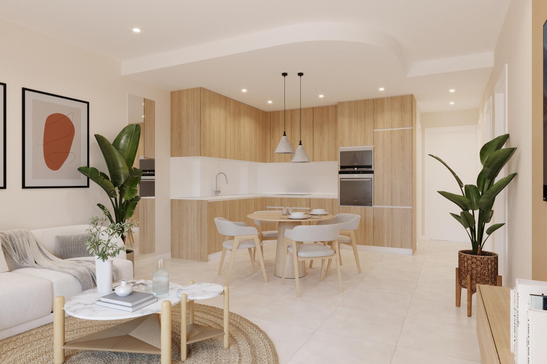 Contemporary New Build 3 Bedroom Ground Floor Apartment with Garden for Sale in San Pedro del Pinatar, Costa Calida