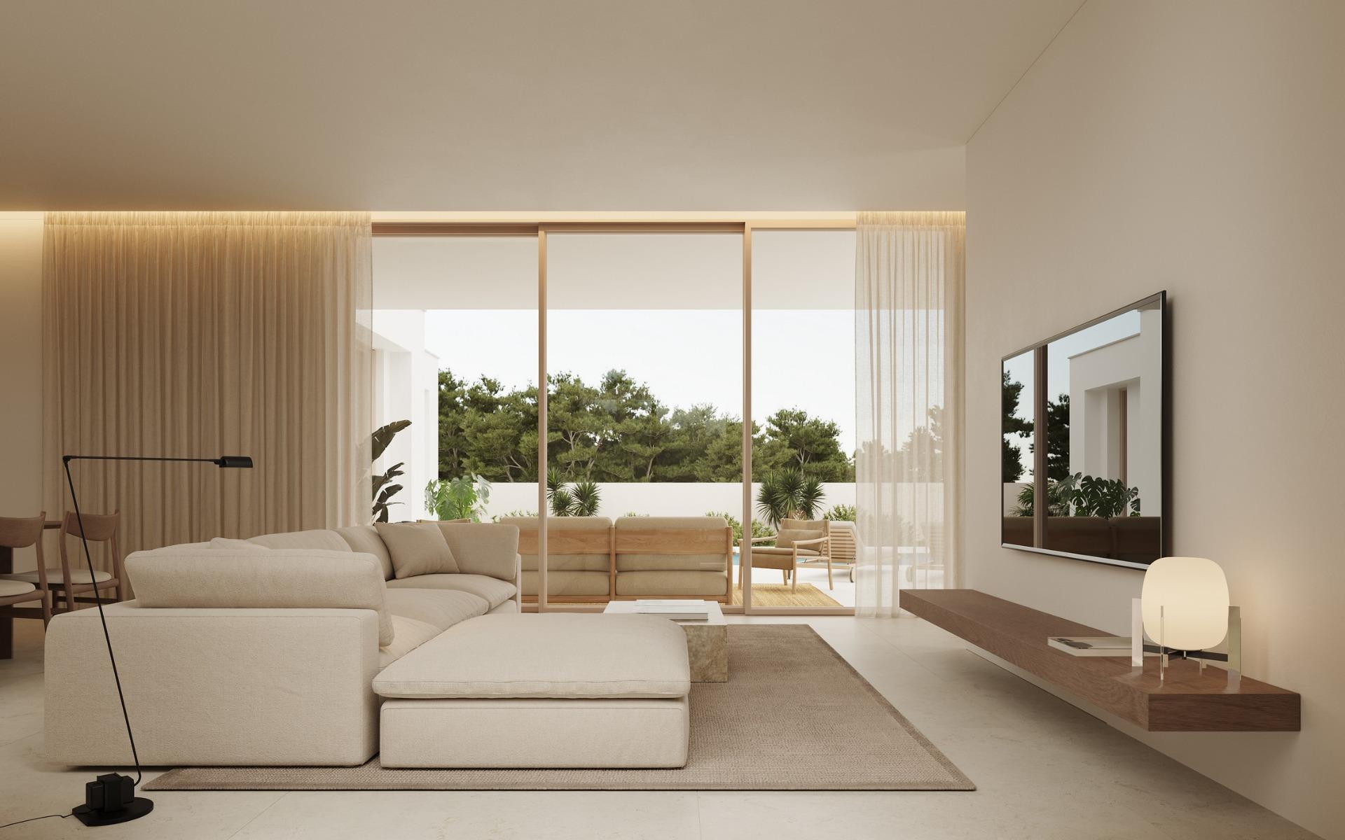 Detached New Build 4 Bedroom Single-Storey Villa with Private Pool for Sale in Polop, Costa Blanca