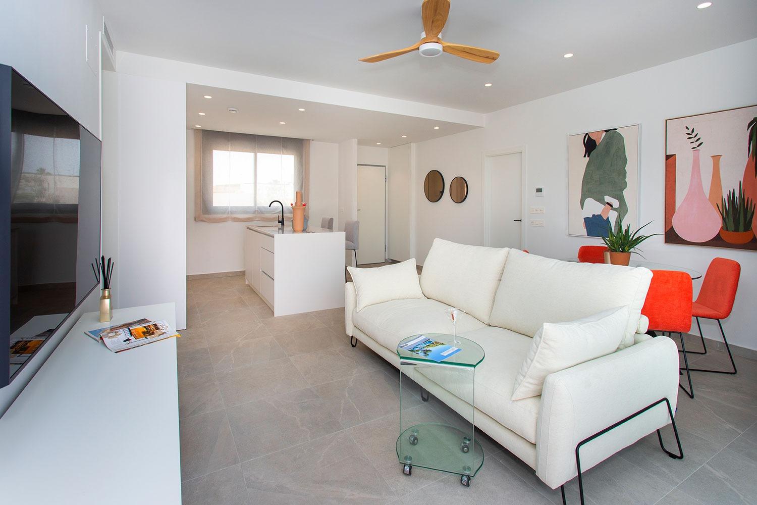 Key Ready 3 Bedroom Fully Furnished Semi-Detached Villa with Private Pool for Sale in Sucina, Murcia