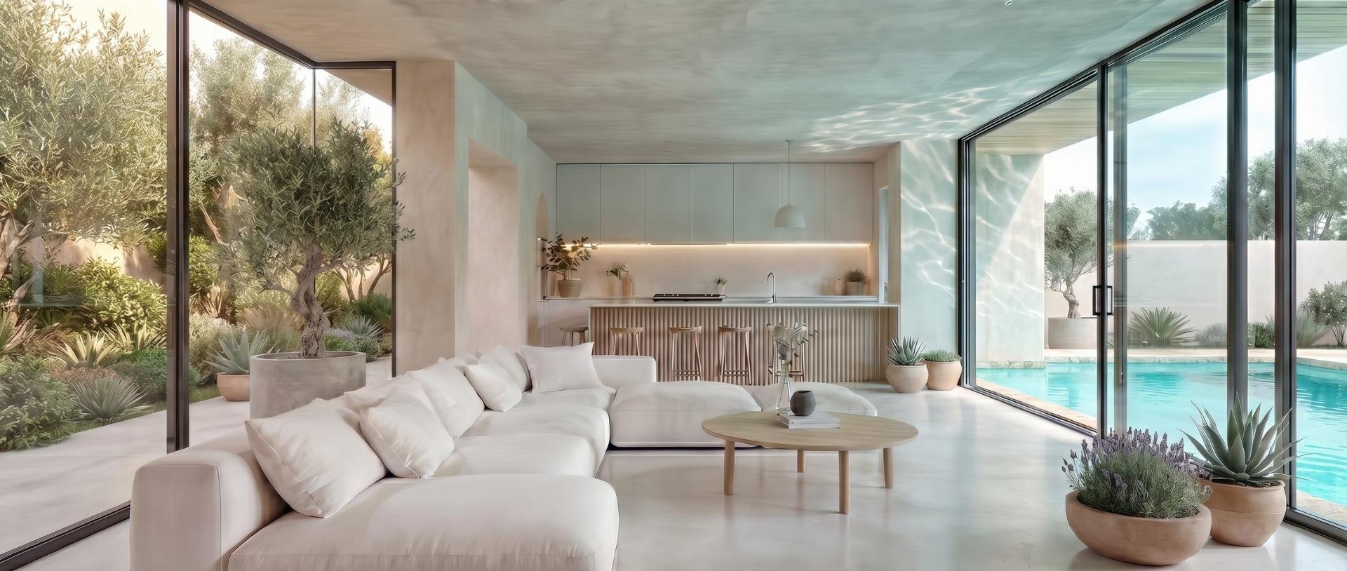 Bright living room in a generously sized villa in Pinoso