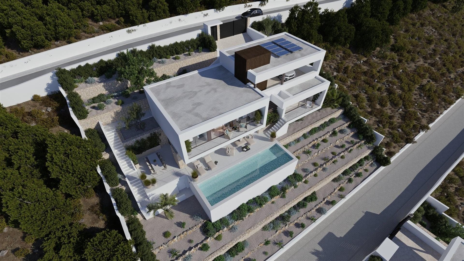 Refined 4 Bedroom Villa with Infinity Pool and Sea Views in Sierra de Altea, Alicante