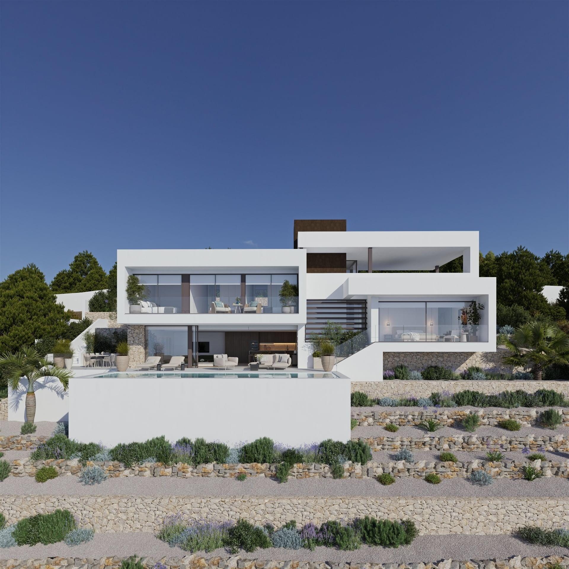Refined 4 Bedroom Villa with Infinity Pool and Sea Views in Sierra de Altea, Alicante