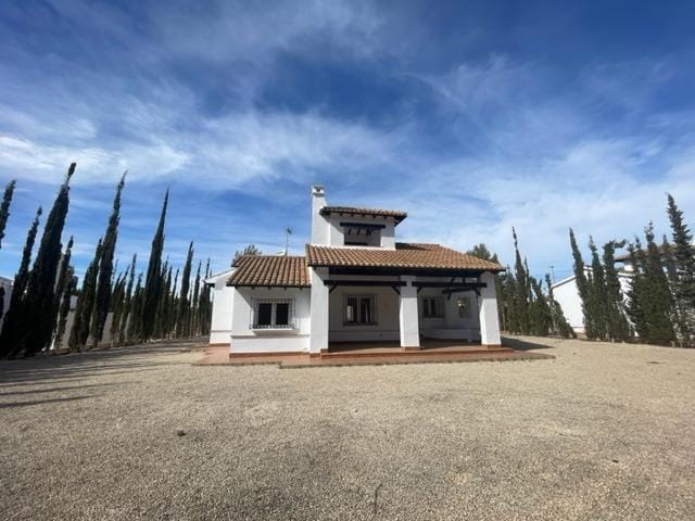 Front exterior and plot in Las Palas, Fuente Álamo, Murcia