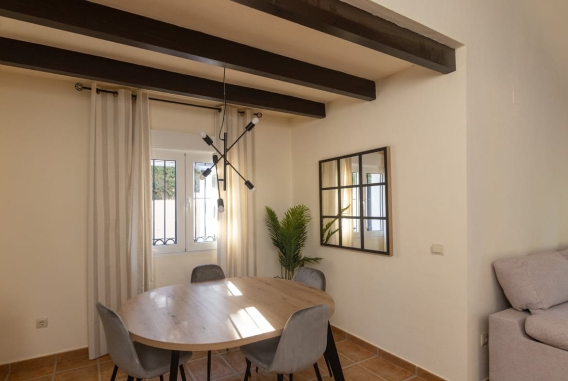 Dining area in Las Palas, Fuente Álamo, Murcia
