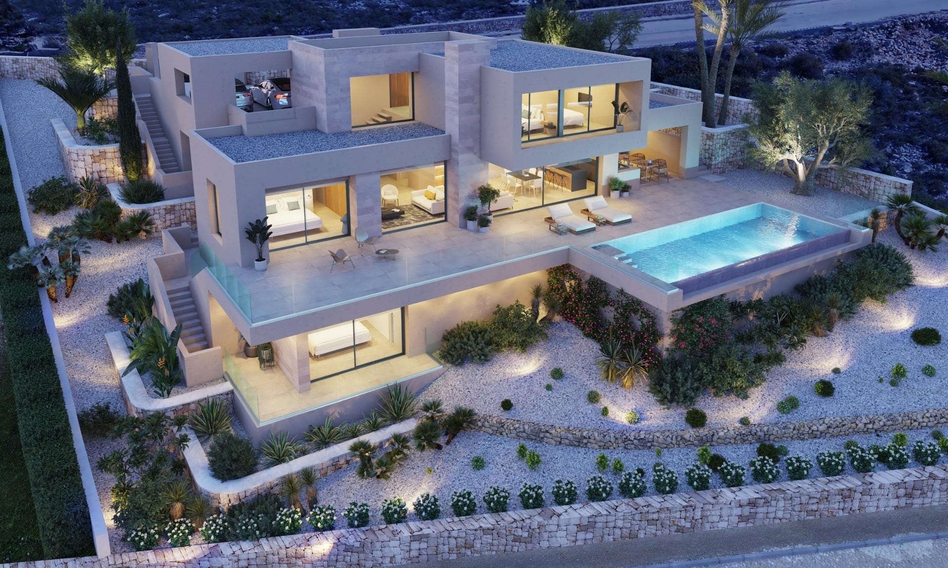 Minimalist 4 Bedroom Villa with Infinity Pool and Sea Views in Cumbre del Sol, Benitachell, Alicante