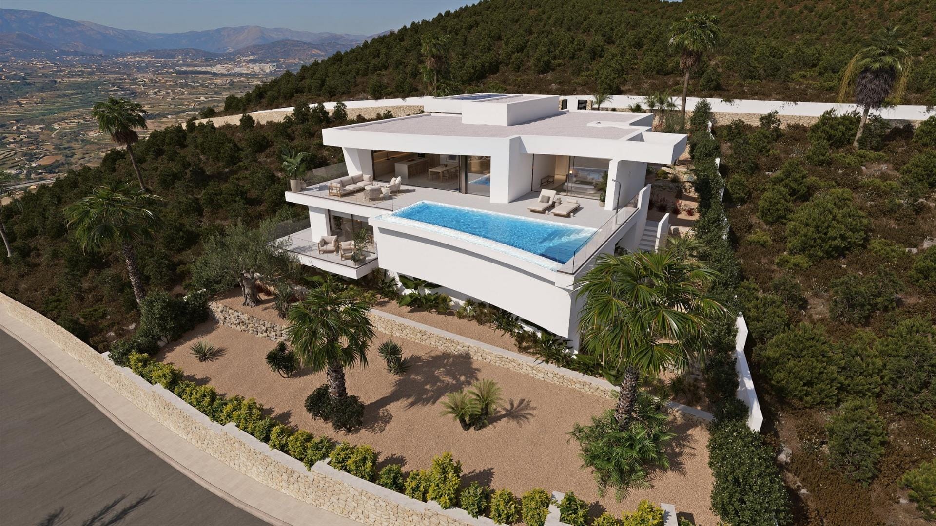 Open-Plan 4 Bedroom Villa with Infinity Pool and Sea Views in Cumbre del Sol, Benitachell, Alicante