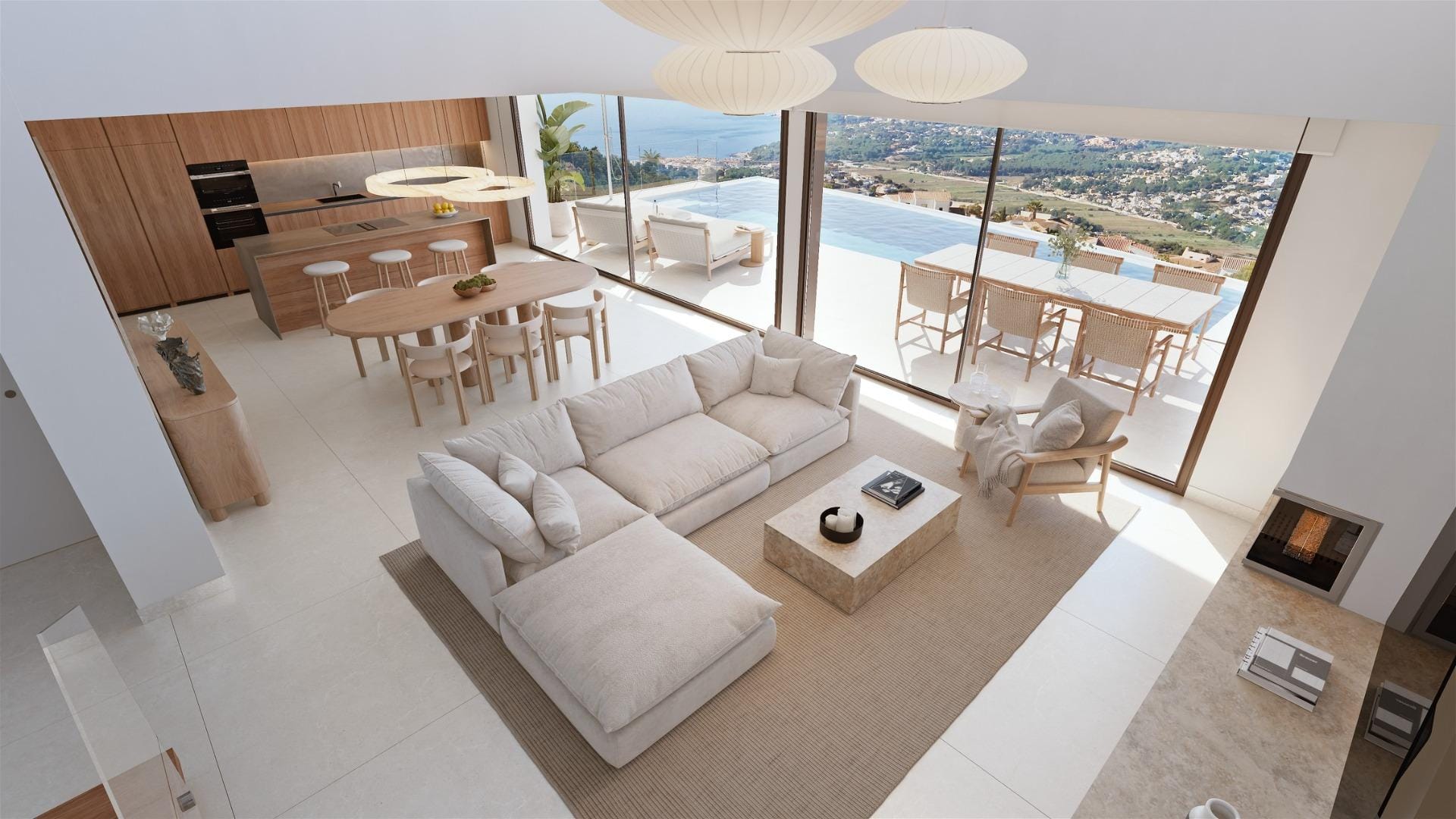 Graceful 3 Bedroom Villa with Infinity Pool and Sea Views in Cumbre del Sol, Benitachell, Alicante