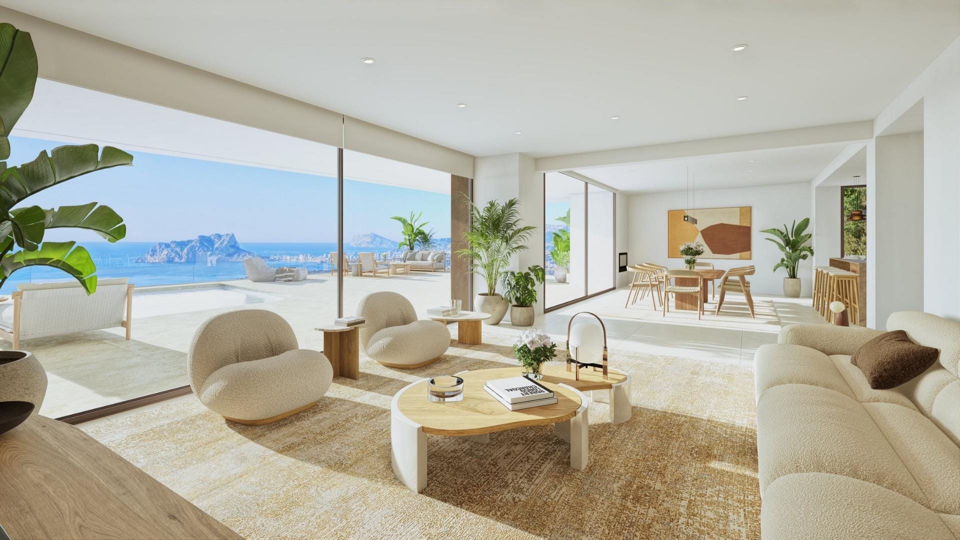 Striking 4 Bedroom Villa with Private Pool and Sea Views in Cumbre del Sol, Benitachell, Alicante