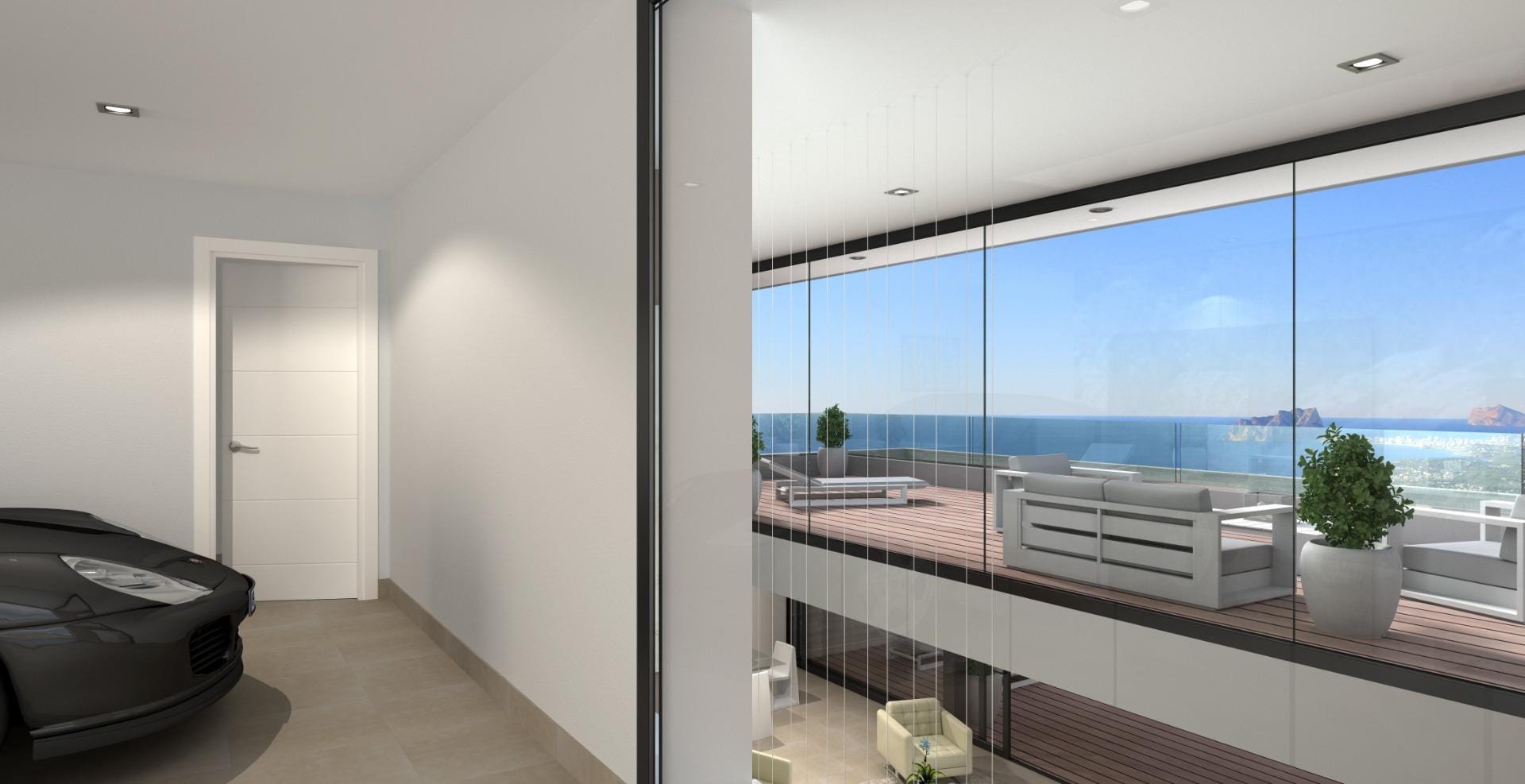 Sculptural 3 Bedroom Villa with Infinity Pool and Sea Views in Cumbre del Sol, Benitachell, Alicante
