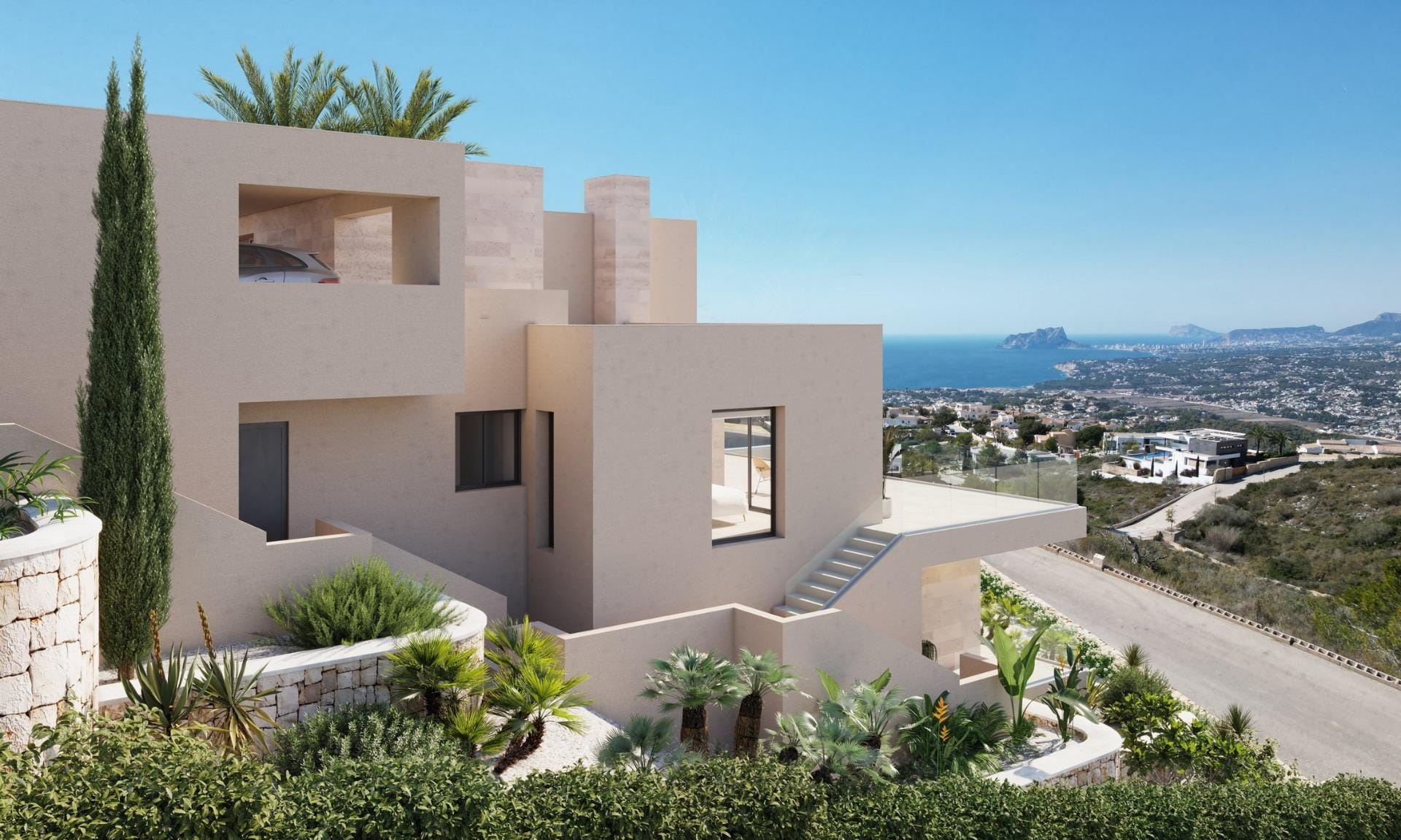 Minimalist 4 Bedroom Villa with Infinity Pool and Sea Views in Cumbre del Sol, Benitachell, Alicante