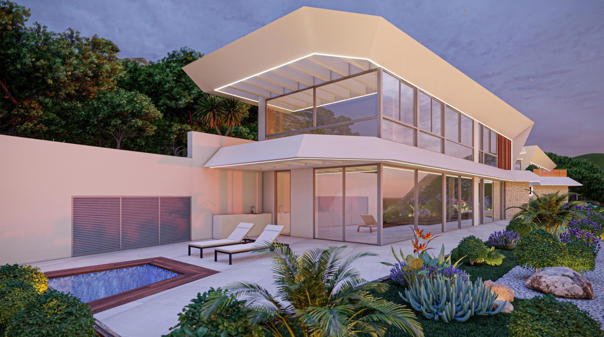 Panoramic 4 Bedroom Duplex Penthouse with Private Pool in Mascarat, Calpe, Alicante