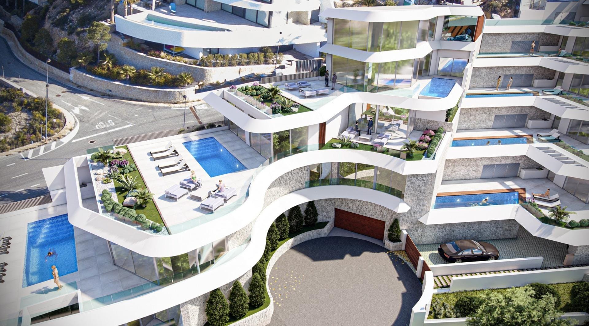 Panoramic 4 Bedroom Duplex Penthouse with Private Pool in Mascarat, Calpe, Alicante