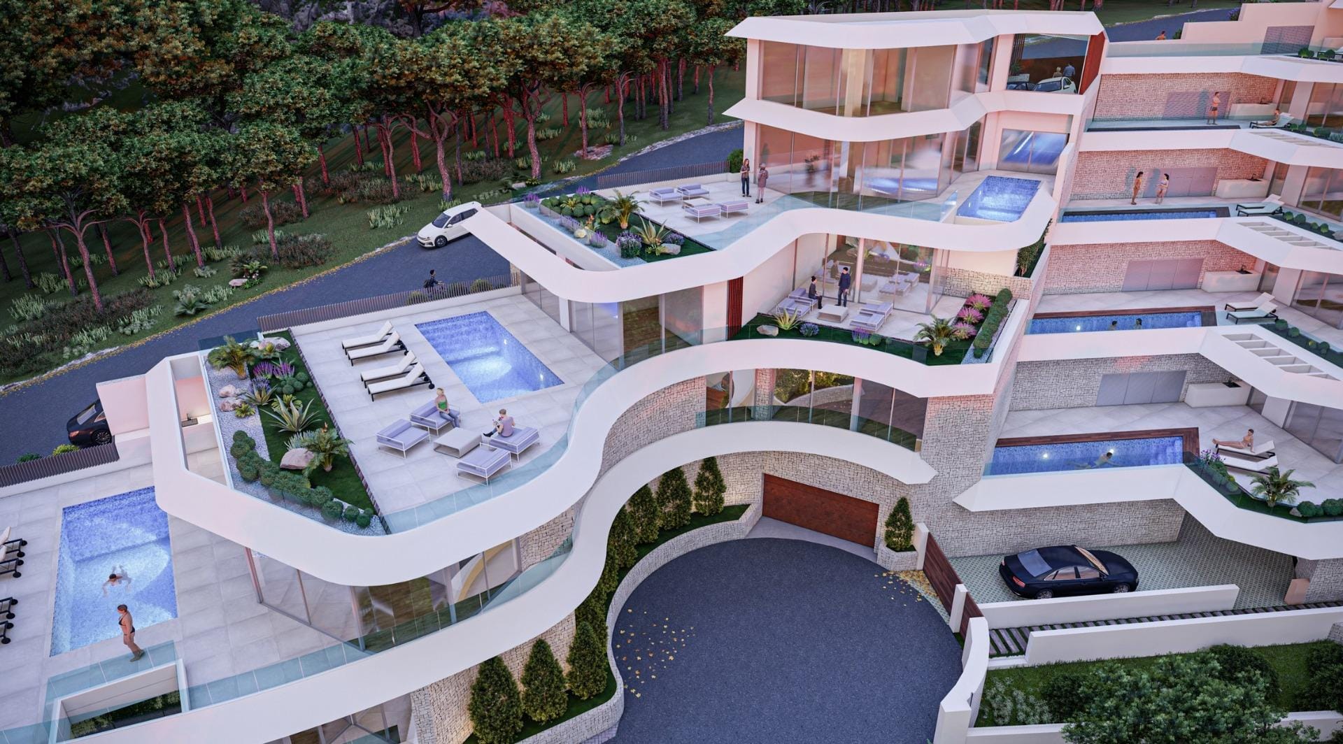 Seaside New Build 3 Bedroom Apartment with Private Pool in Mascarat, Calpe, Alicante