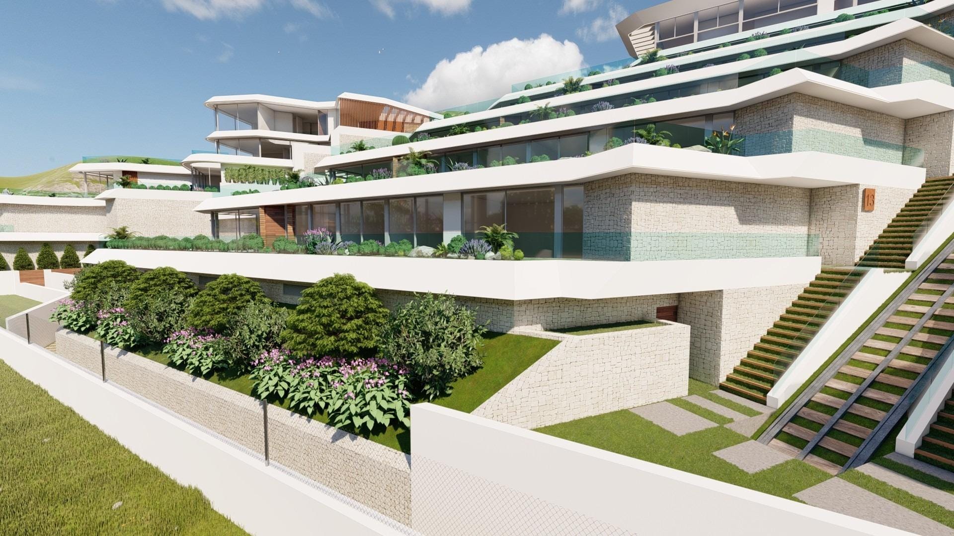 Seaside New Build 3 Bedroom Apartment with Private Pool in Mascarat, Calpe, Alicante
