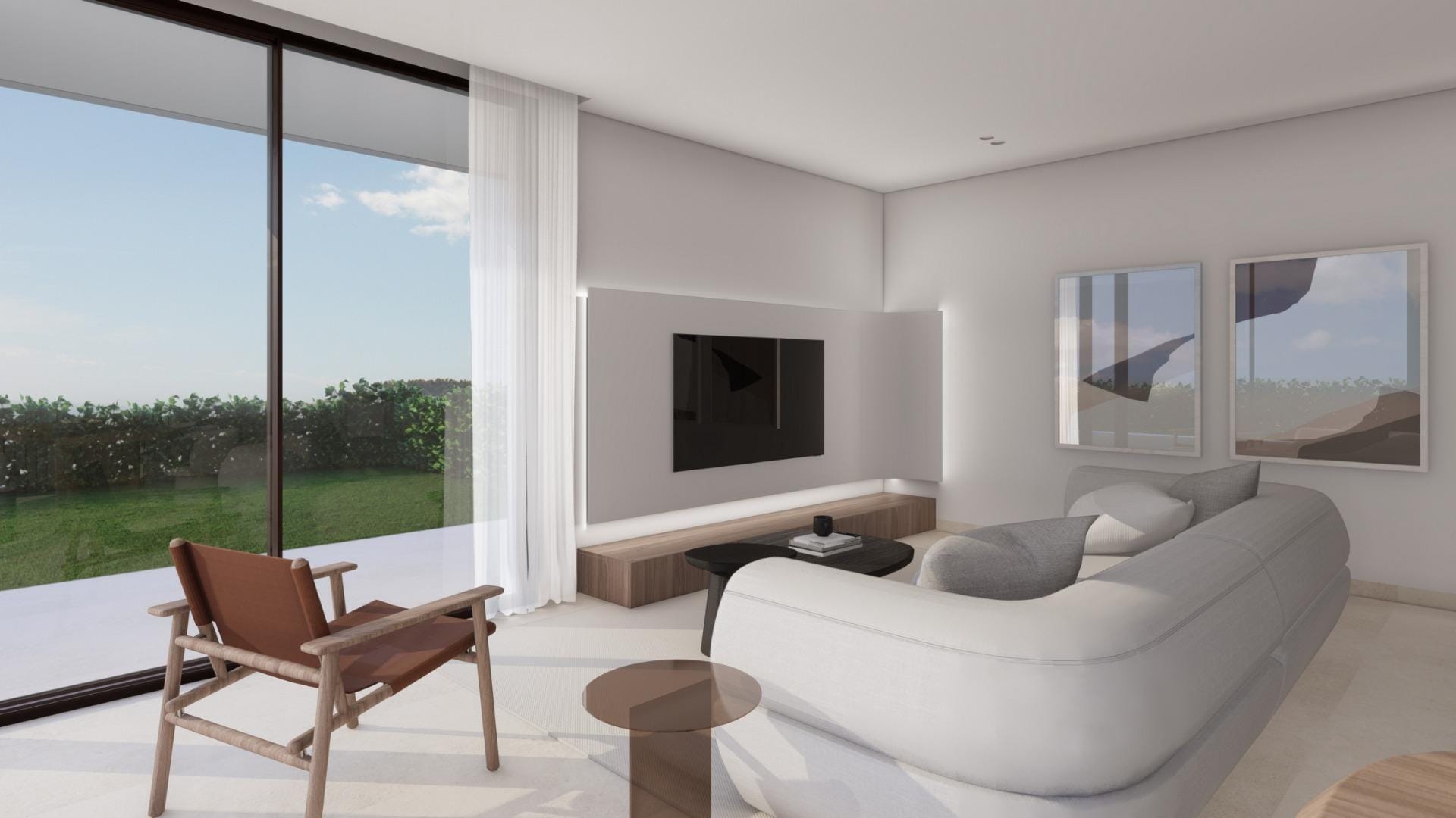 Light-Filled 3 Bedroom Villa with Private Solarium near Puig Campana Golf, Finestrat, Alicante
