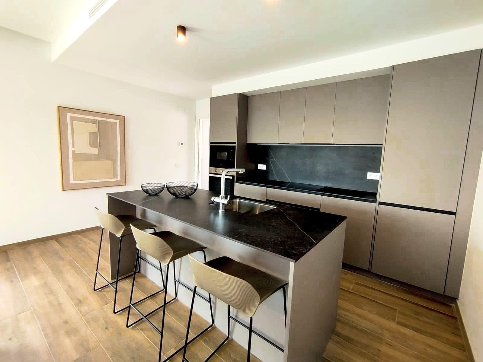 Contemporary New Build 2 Bedroom Single-Storey Villa with Sea Views for Sale in Polop, Costa Blanca
