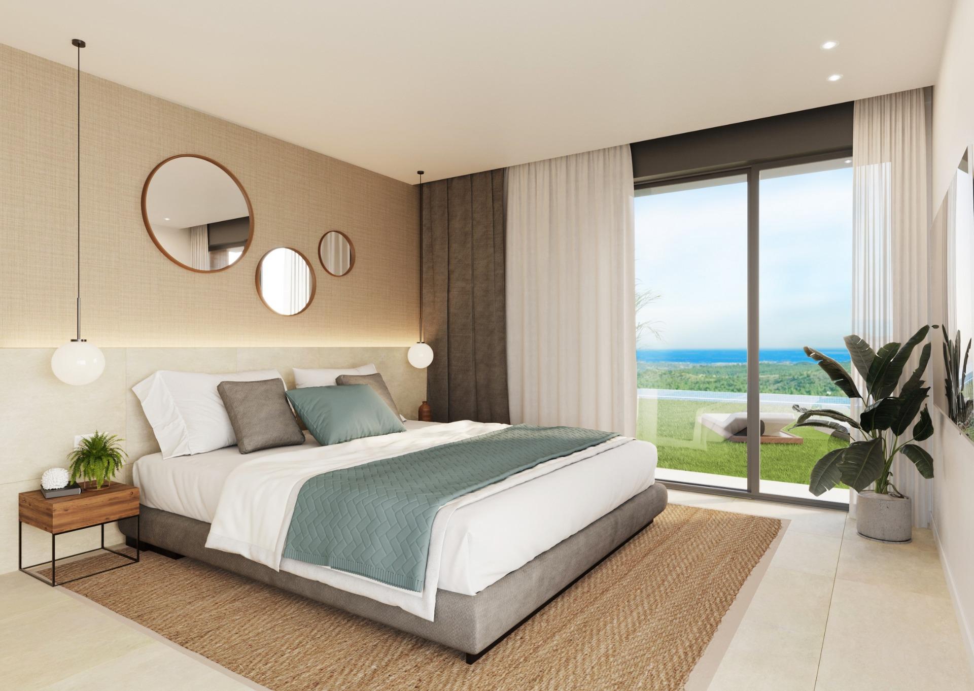 Contemporary New Build 2 Bedroom Single-Storey Villa with Sea Views for Sale in Polop, Costa Blanca